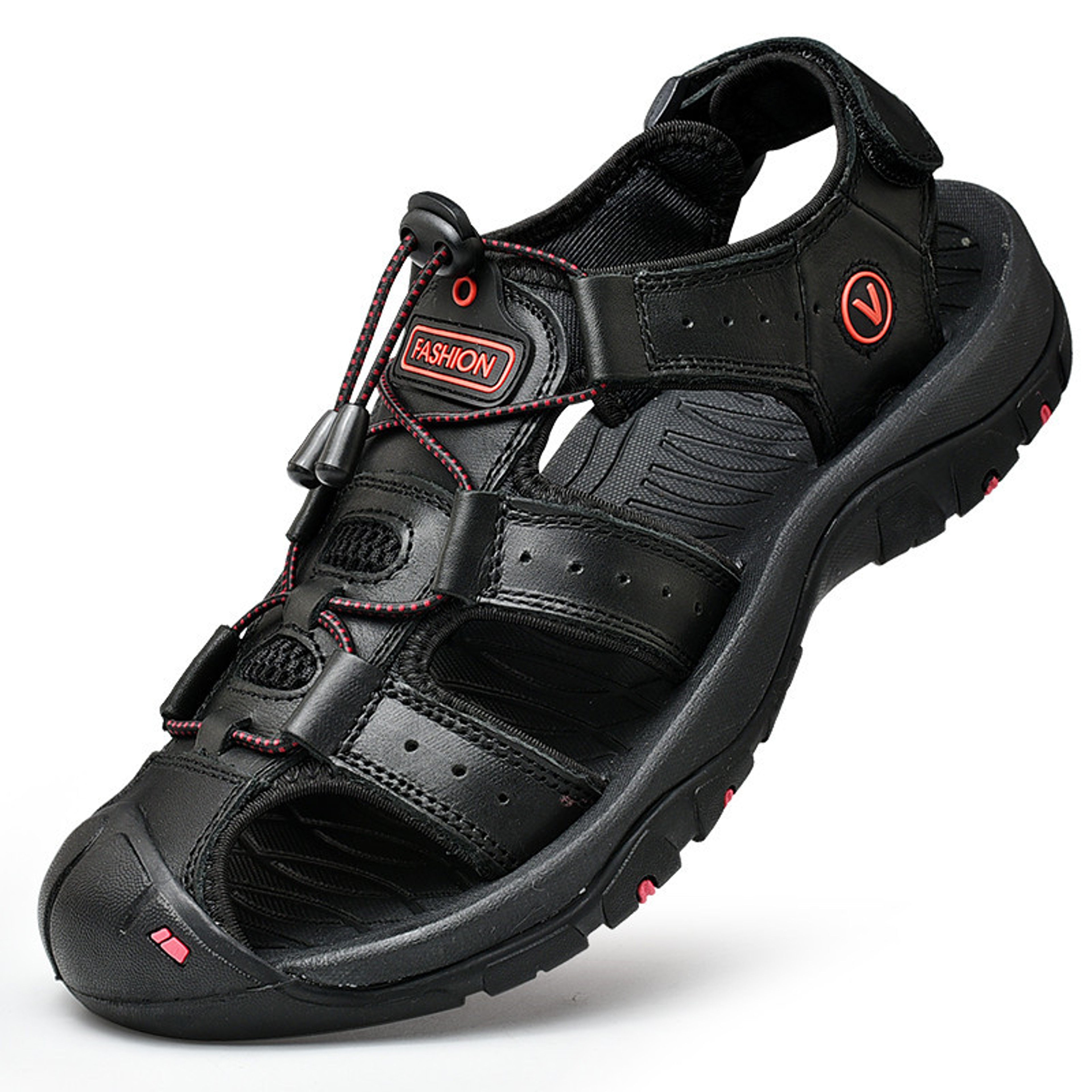 Genuine Leather Summer Men Sandals Comfortable Outdoor Beach Shoes 2
