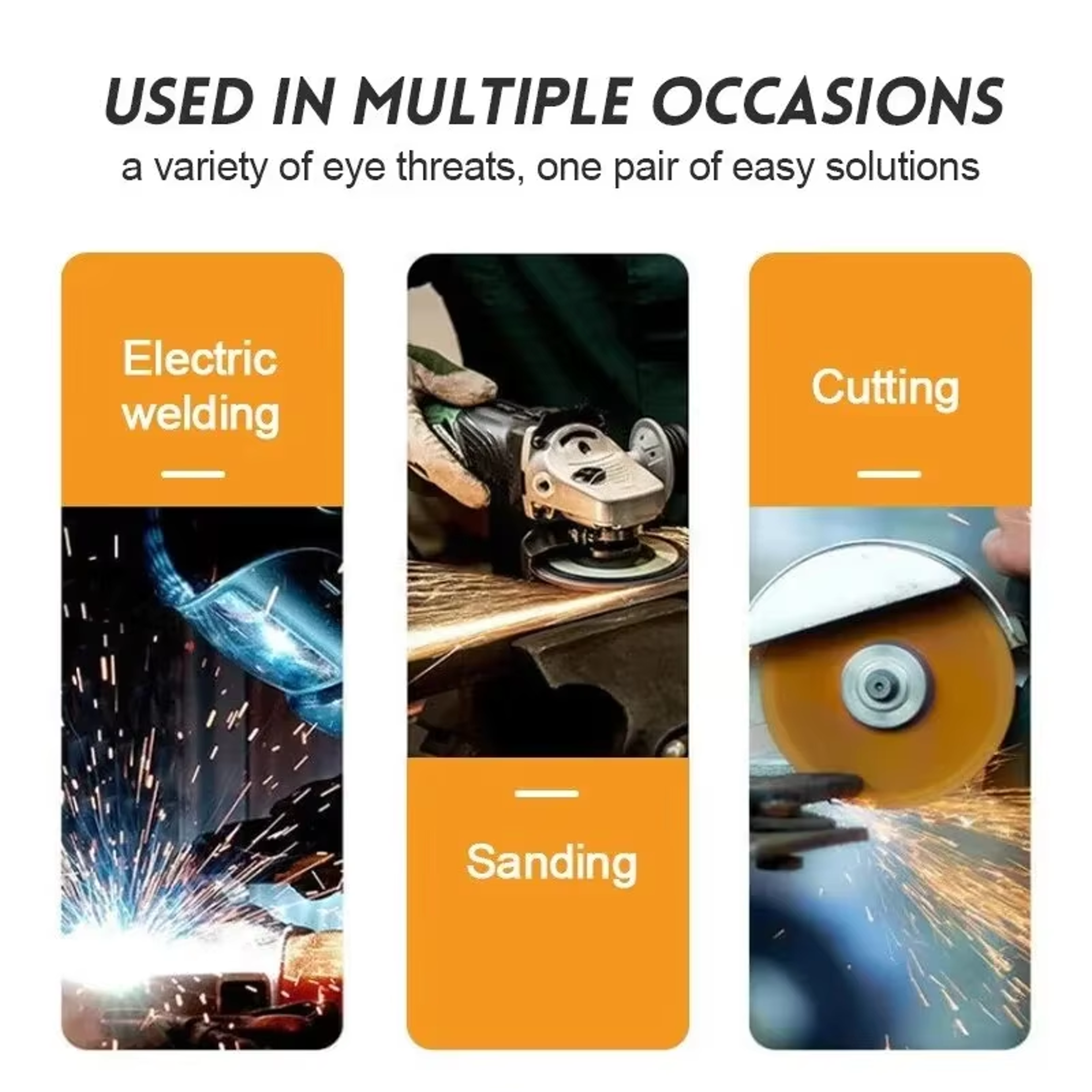 Automatic Darkening Welding Glasses AntiGlare Eye Protection 5