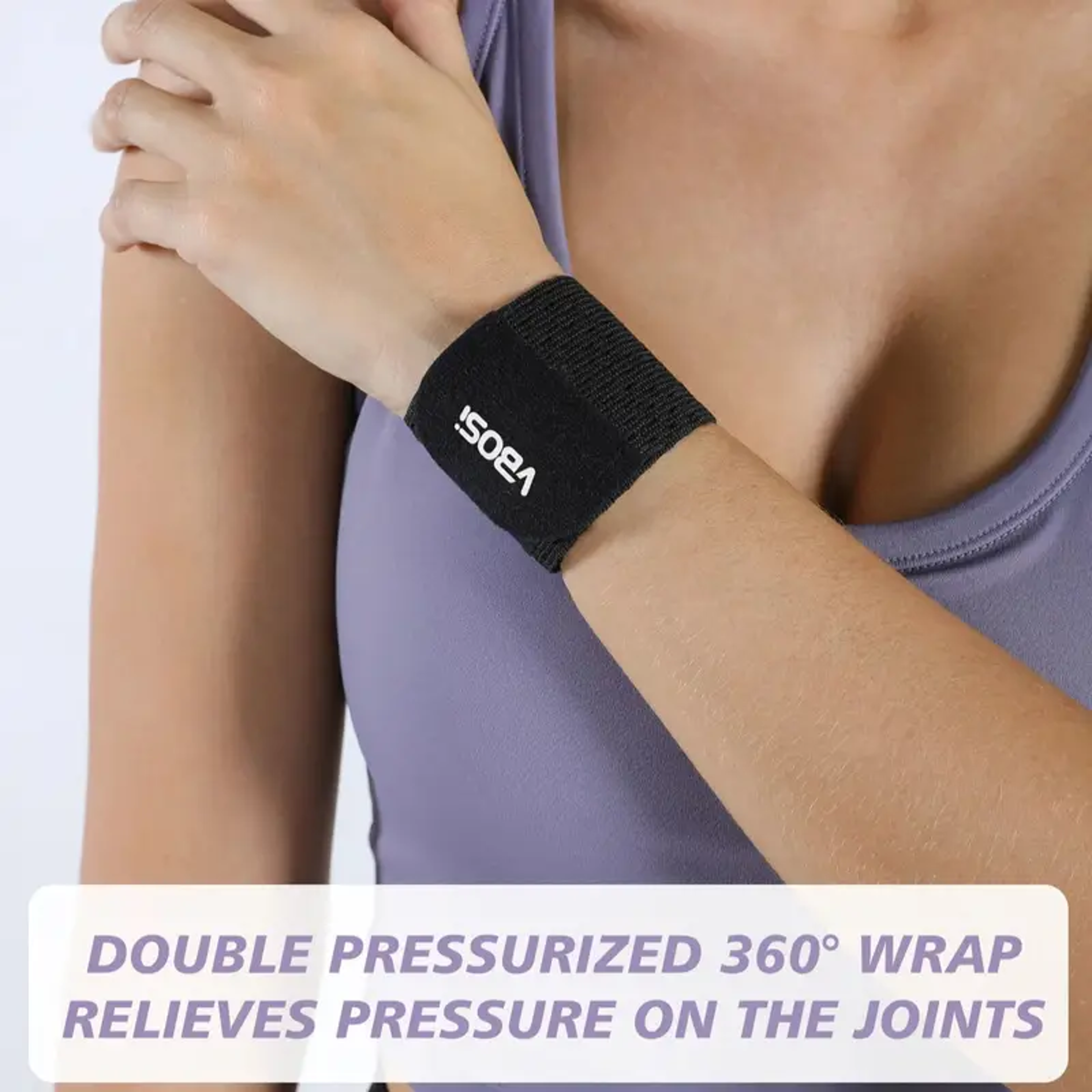 Ergonomic Pain Relief Wrist Brace Adjustable Lightweight Wrist Wrap For Badminton Gym And Training 4