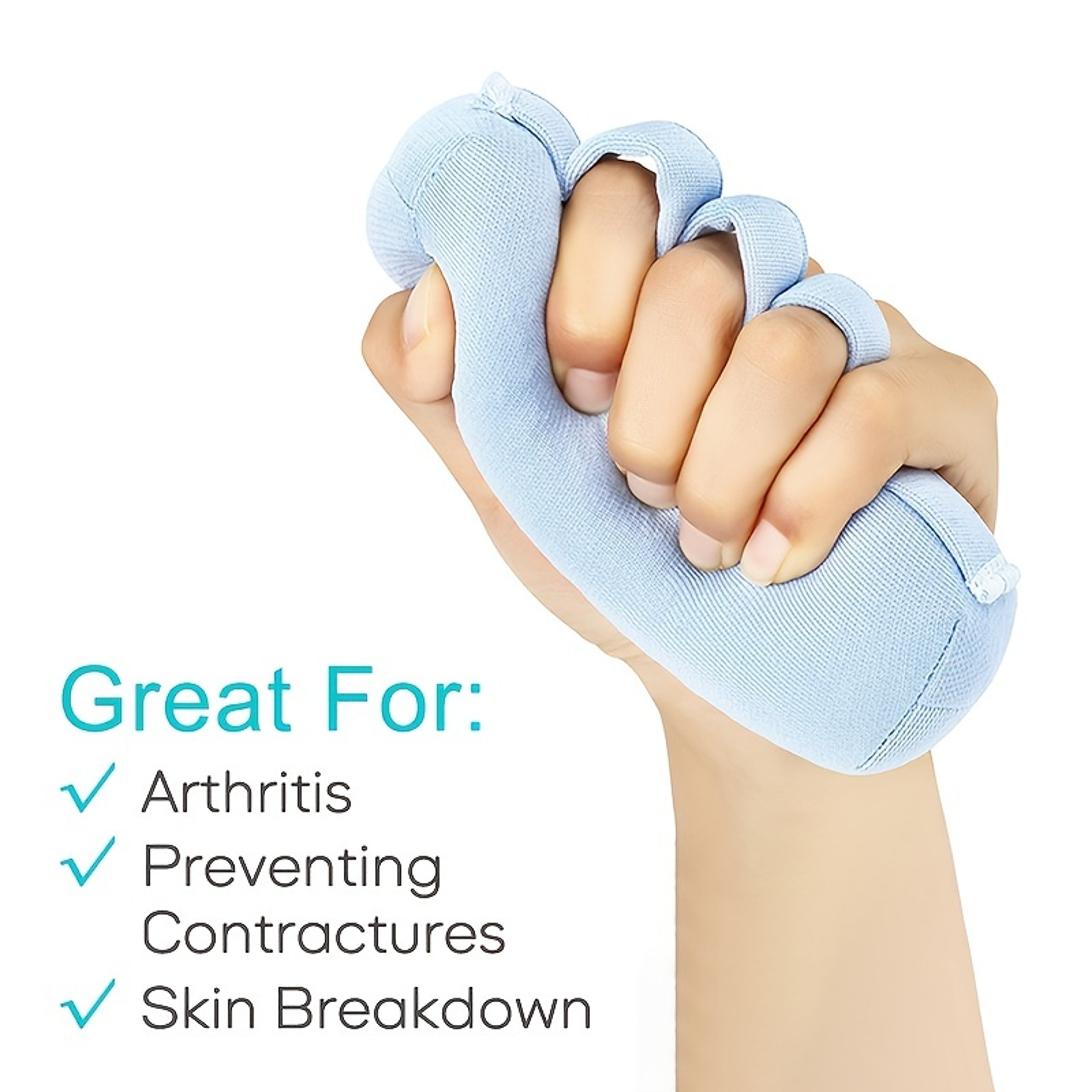 Finger Contracture Cushion For Elderly Care Palm Finger Grips Hand Grab Bar For Comfortable Support 1