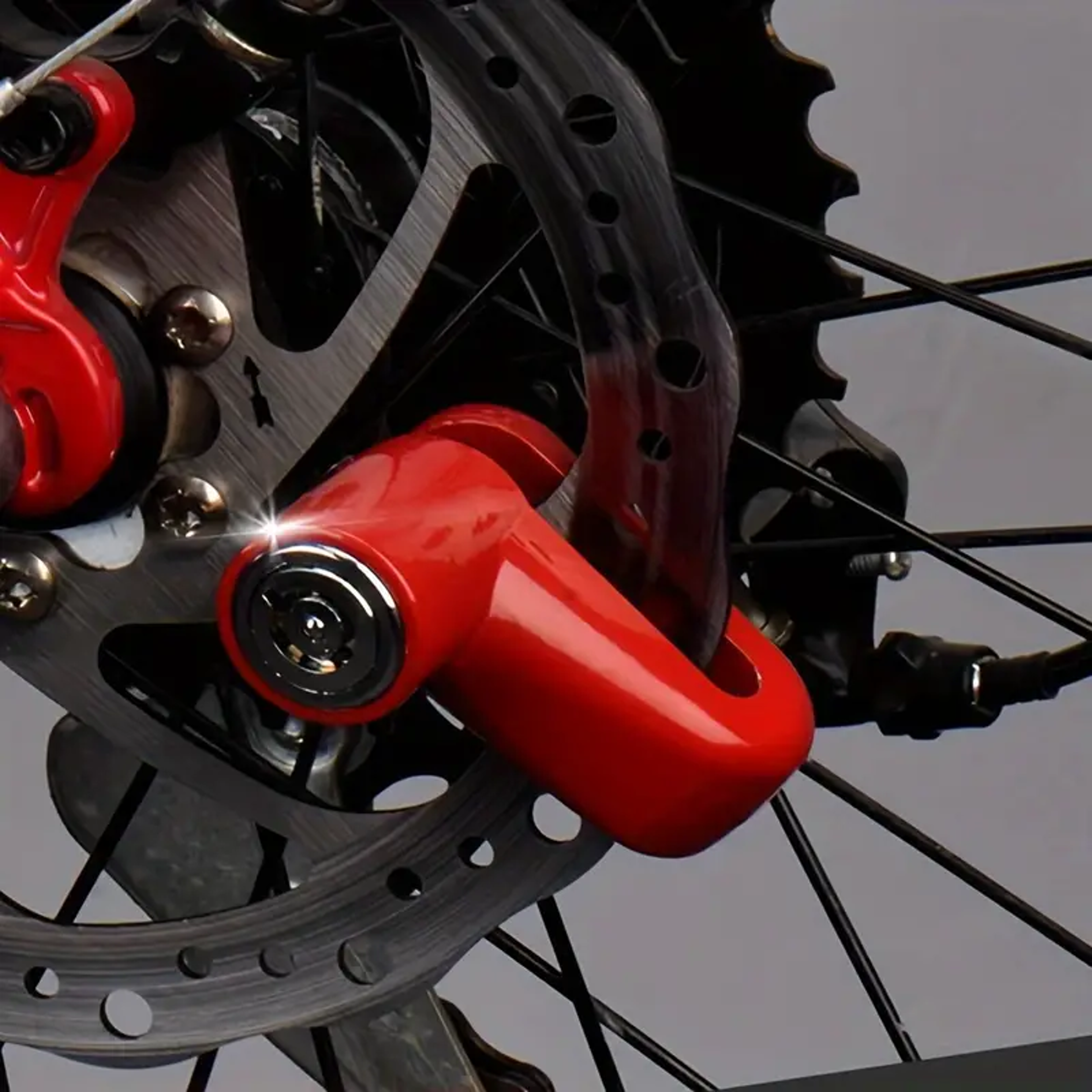 Motorcycle Disc Brake Lock Durable AntiTheft Security For Mountain Bikes No Battery Required 0