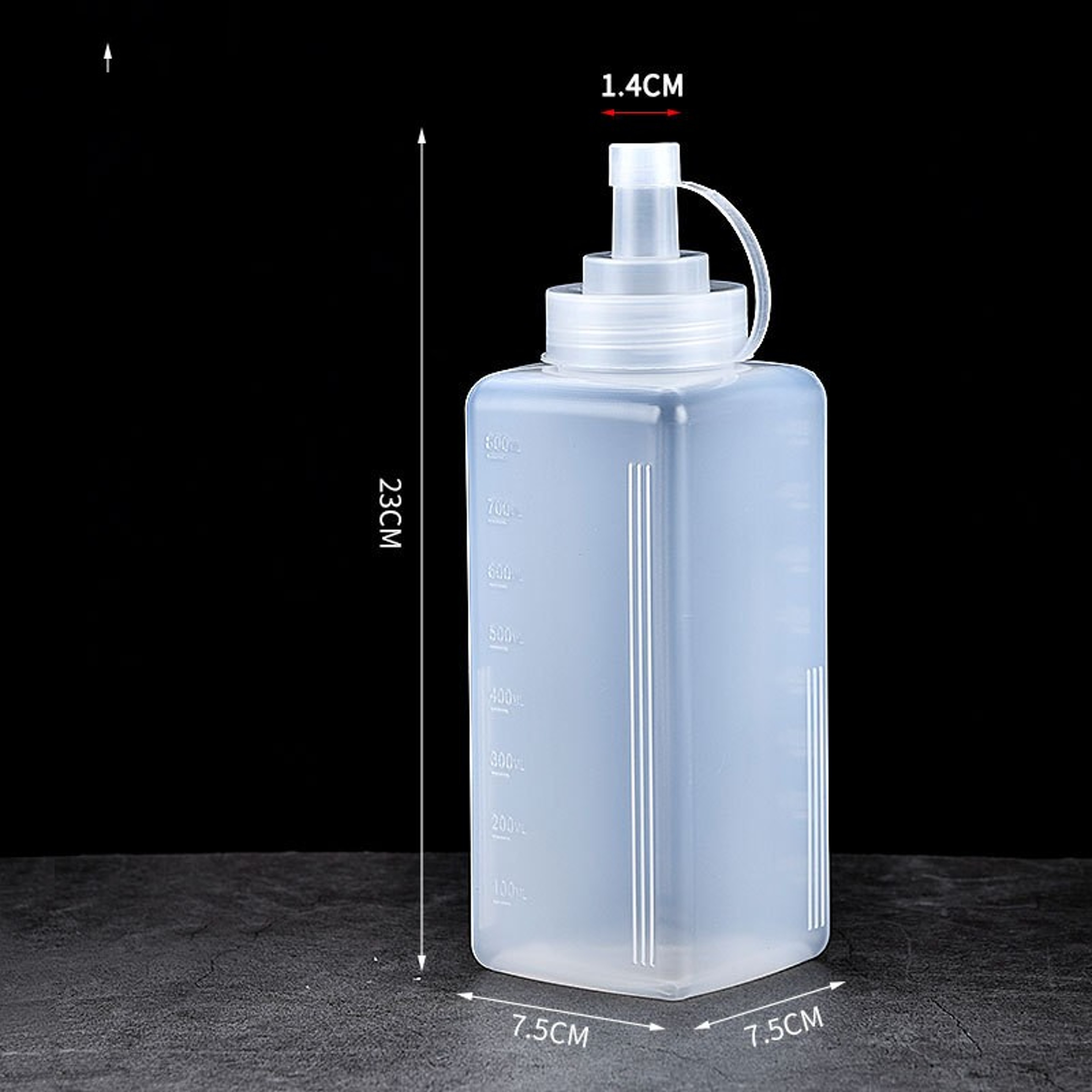 Squeeze Condiment Bottle With Lid Plastic Salad Dressing  Jam Dispenser For Easy Kitchen Storage 6