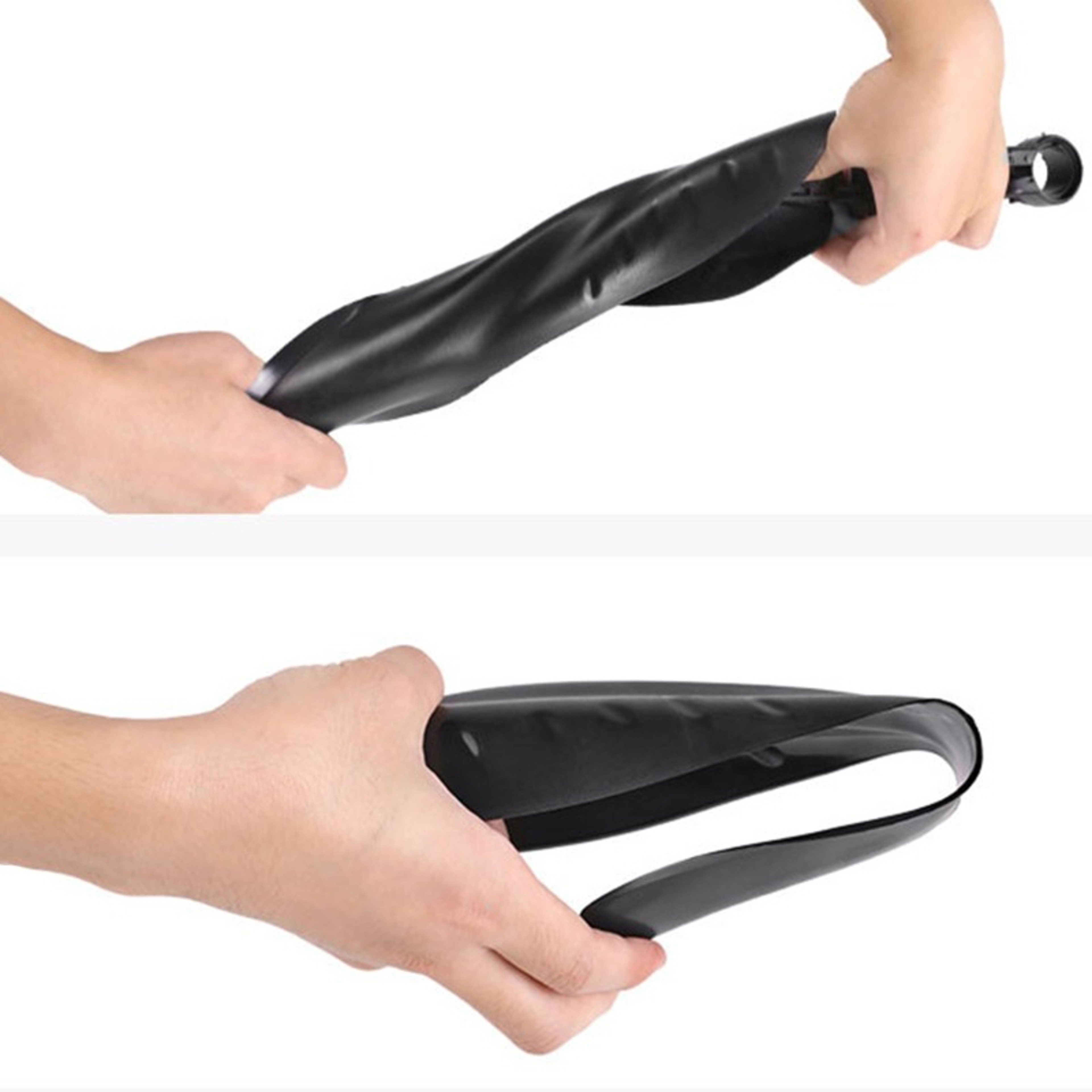 Bicycle Fender Set Soft Plastic Rear Shock Splash Protection For Bikes 2