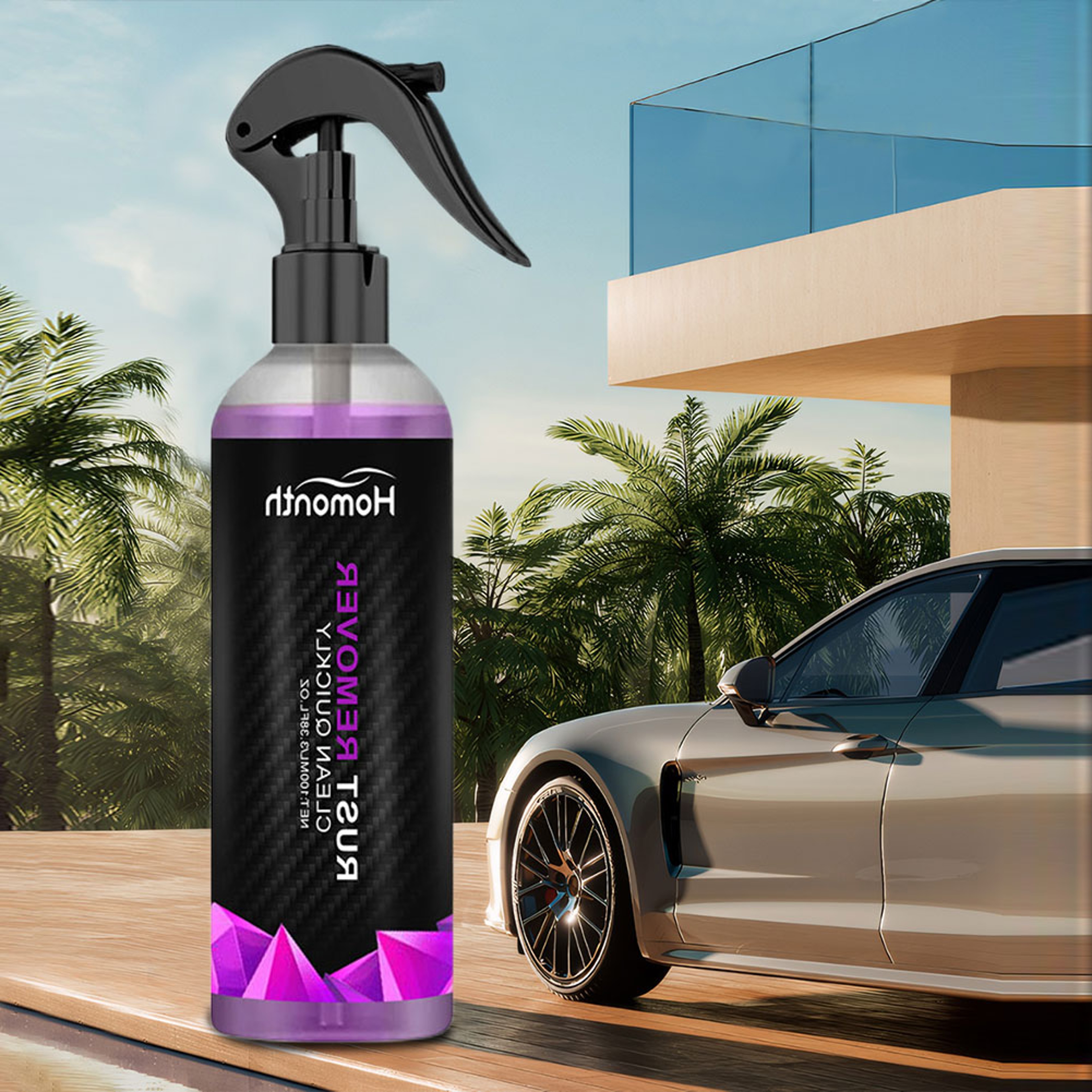 Car Rust Remover Spray Paint Rust Inhibitor  Derusting Solution For Car Wheel Hubs 2