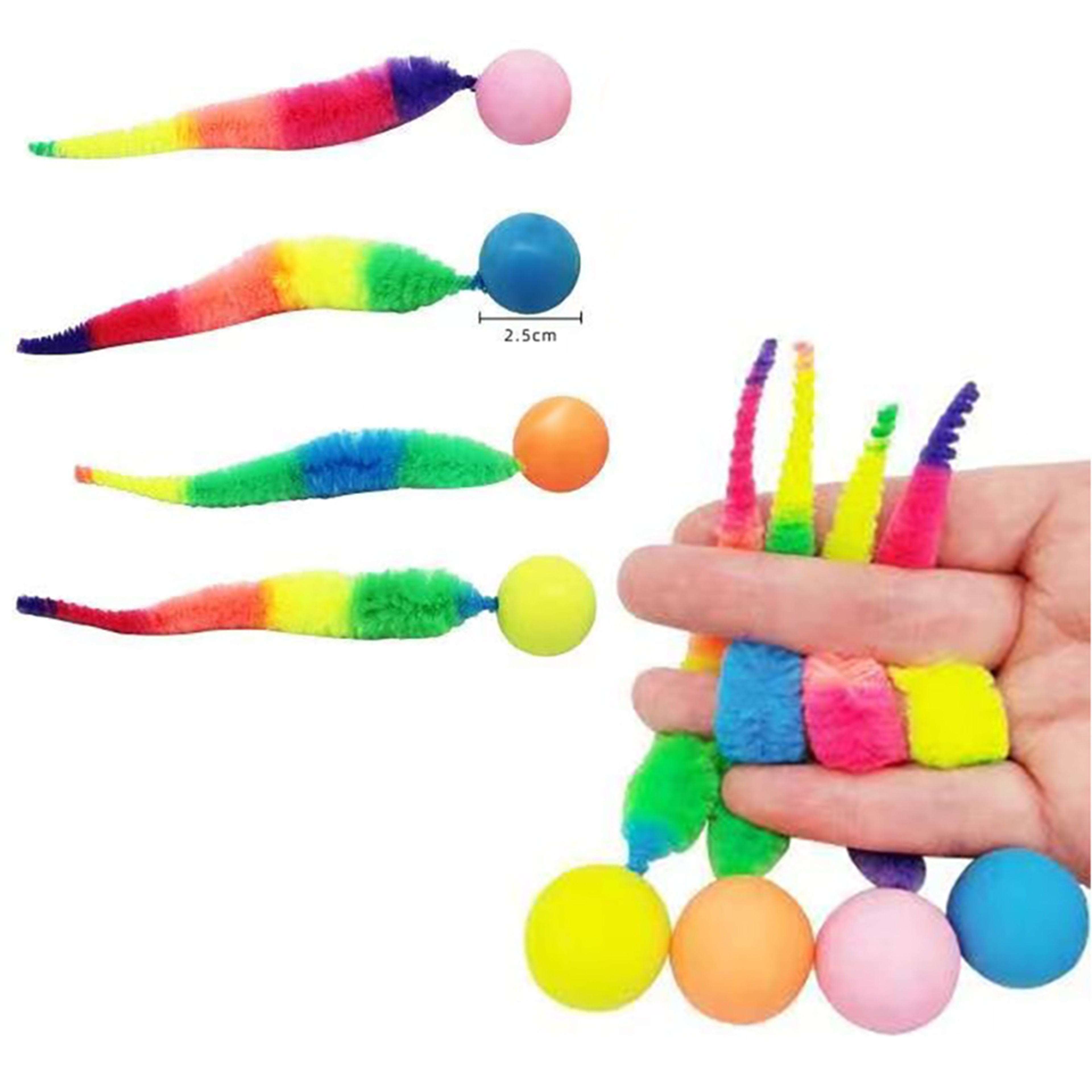 Interactive Cat Bouncing Ball Toy Colorful Puzzle Teaser for Indoor Cats – view 6