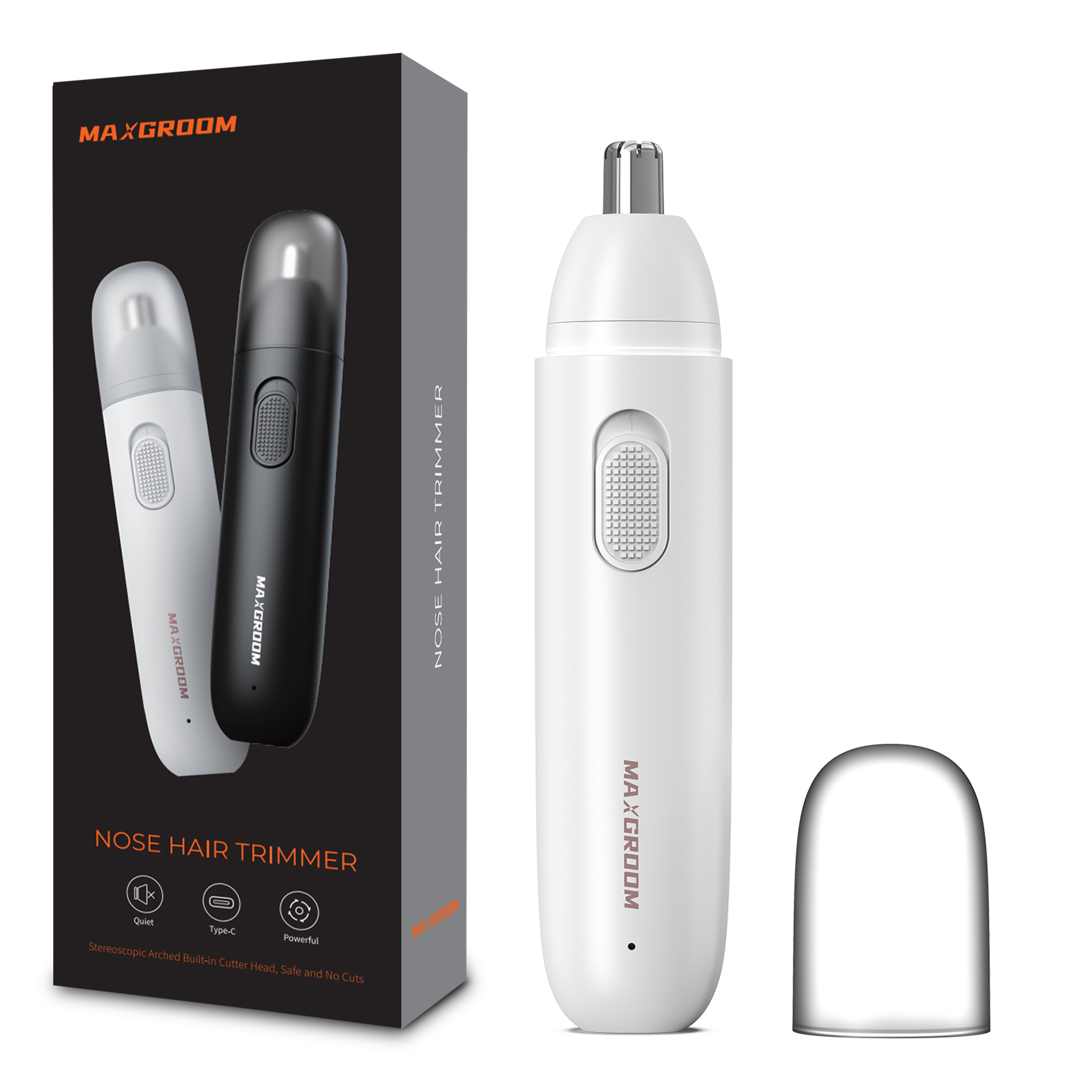Rechargeable Nose Hair Trimmer For Men DualBlade Electric Shaver 6