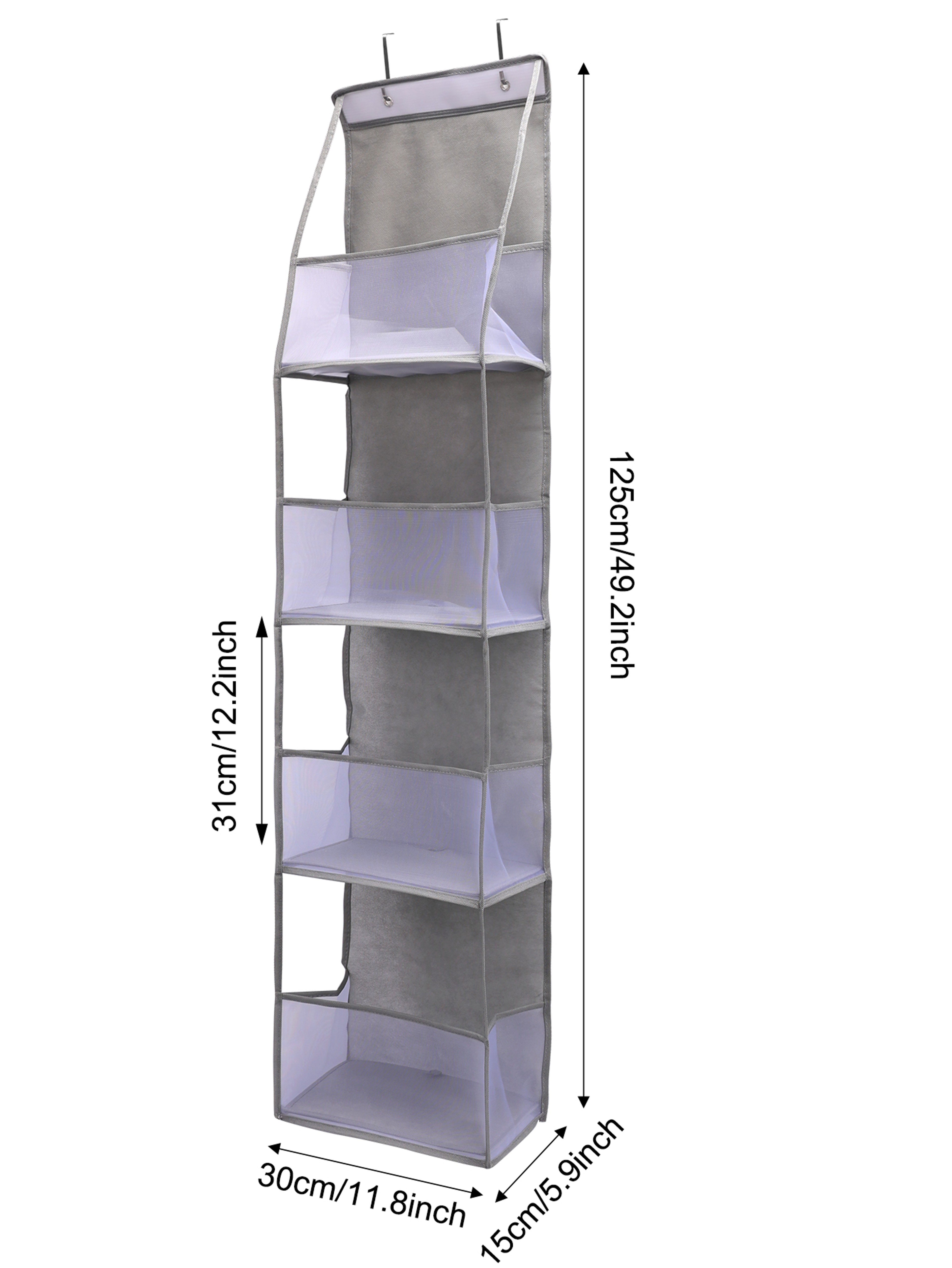 Door Hanging Organizer For Cosmetics Wall Hanging Storage For Nursery Bathroom Closet Bedroom And D 5
