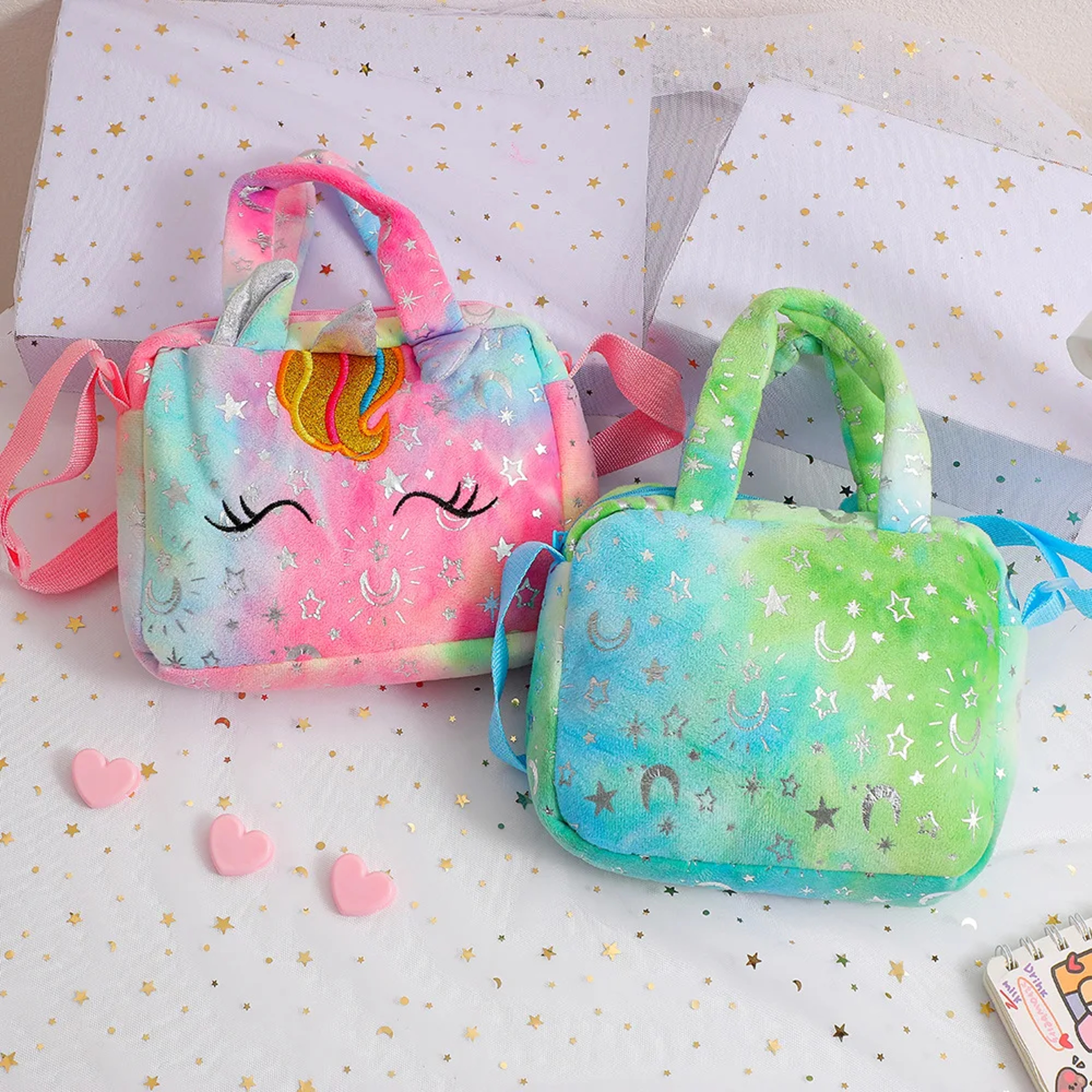 Fashion Sweet Unicorn Crossbody Bag For Girls Cute  Colorful Kids Purse For Birthday Parties 3