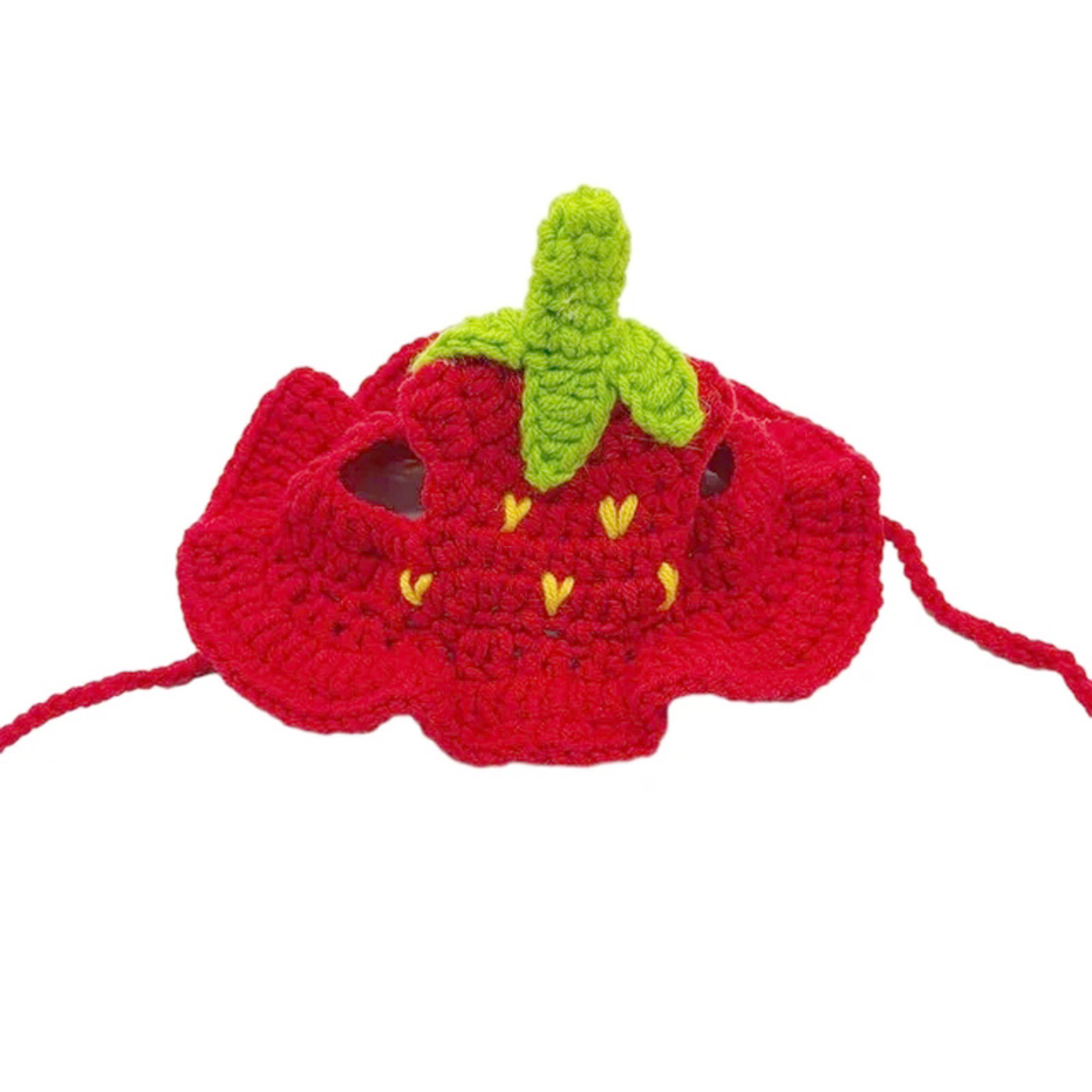 Handmade Cat Hat Elastic Woven Knitted Cap For Pets Puppy  Kitten Headwear For Party  Photoshoot De 6