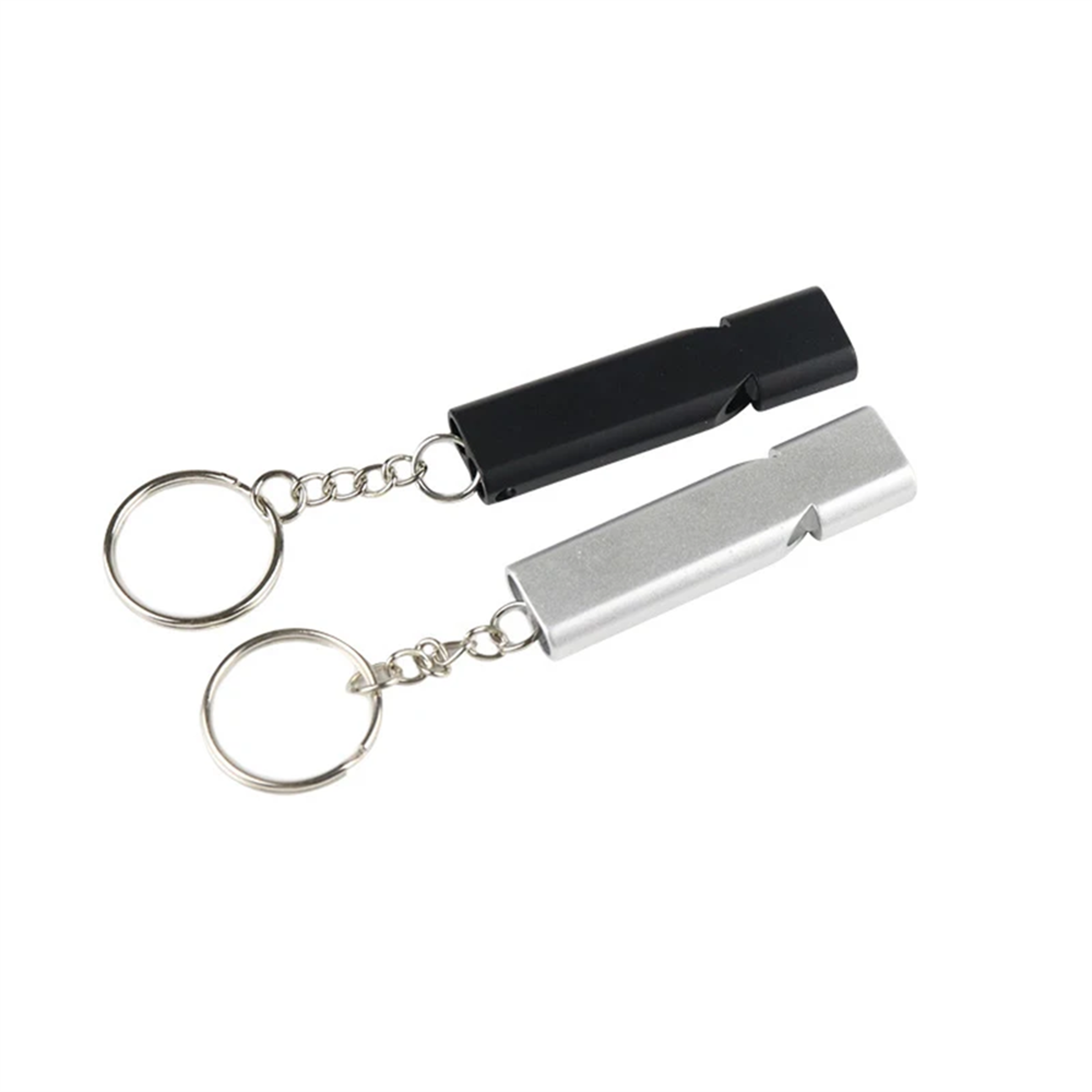 Dual Tube Emergency Survival Whistle Loud Aluminum Alloy Survival Whistle For Outdoor Safety  Rescu 4