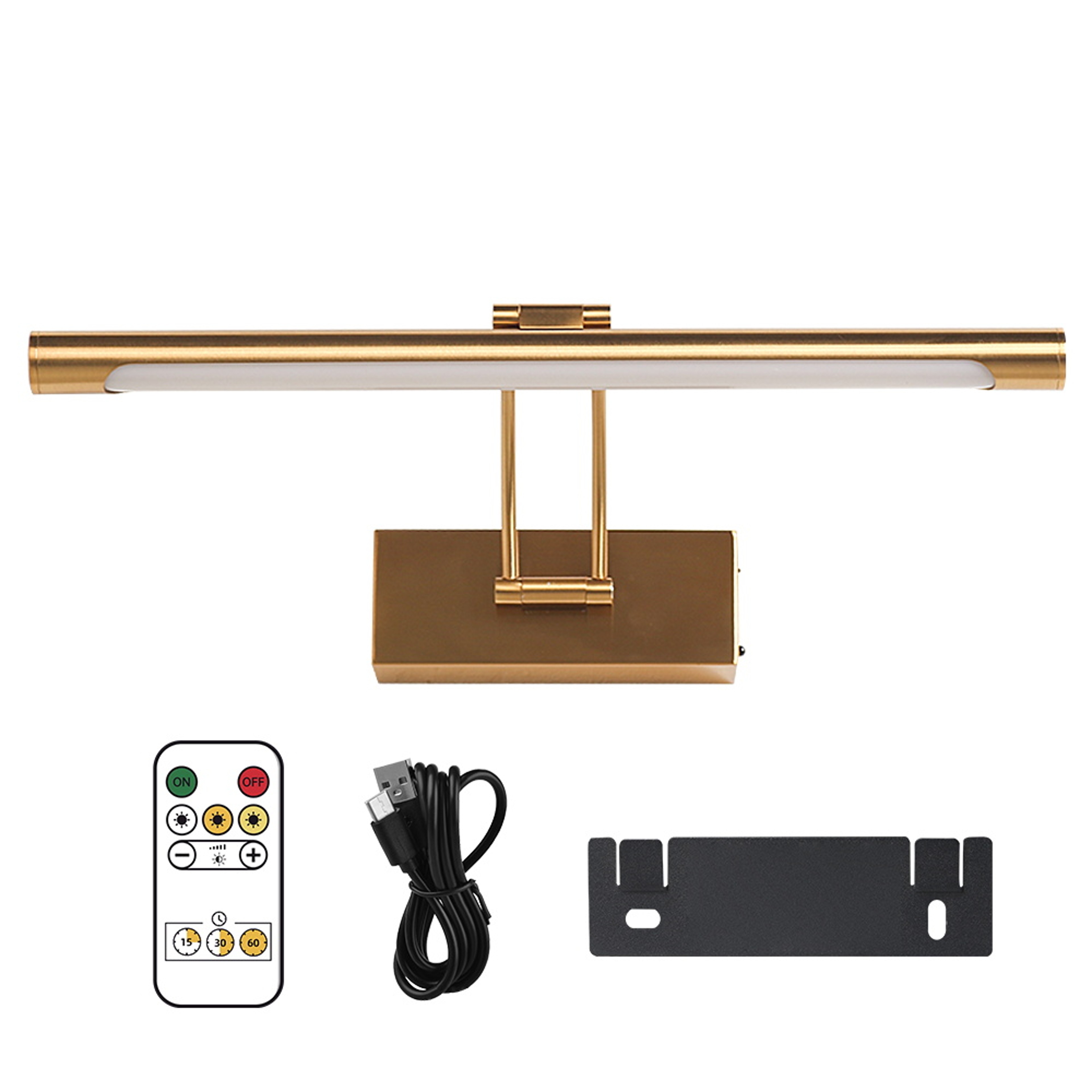 Rechargeable LED Wall Lamp with Remote Wireless Picture Light for Modern Home Decor – view 7