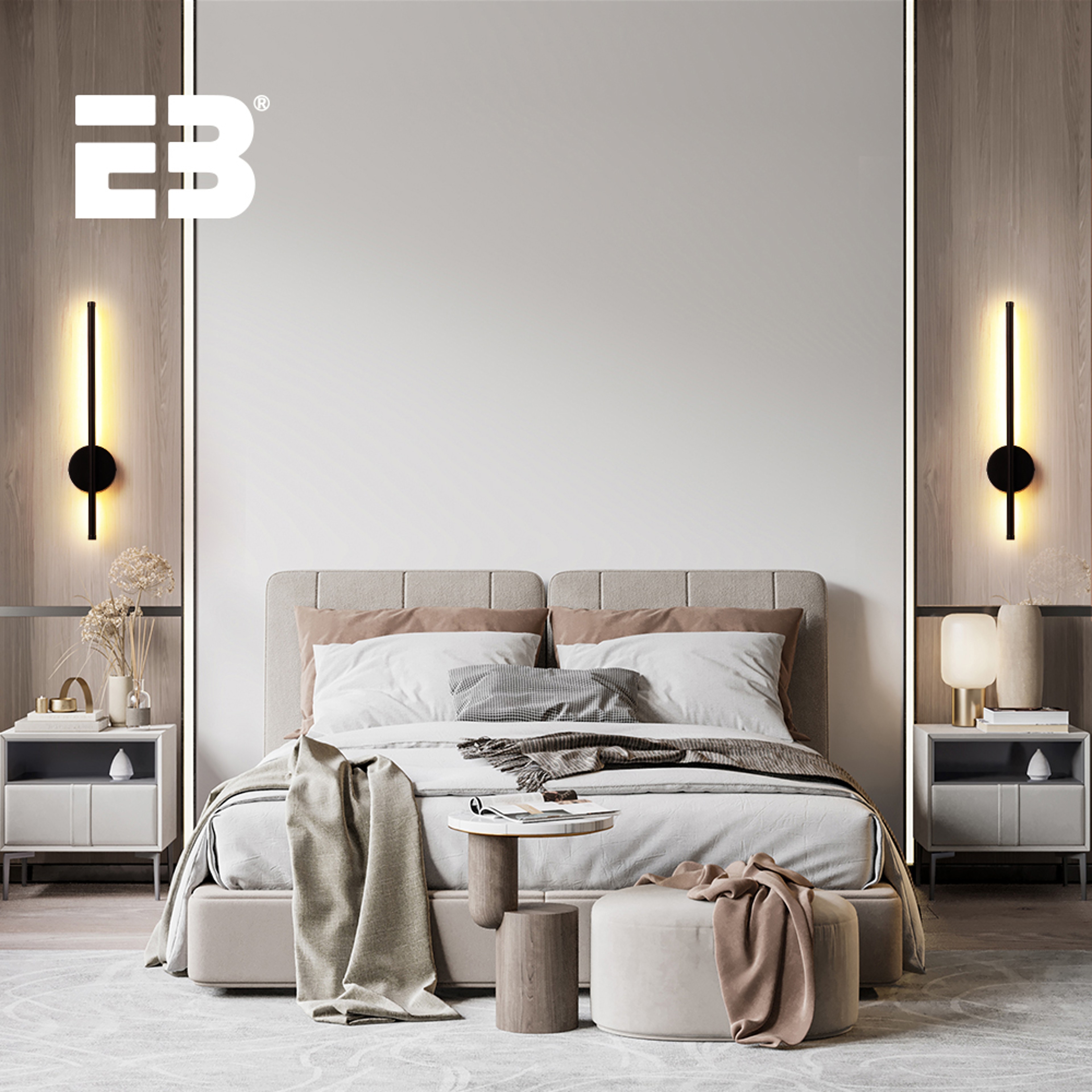 Wireless LED Wall Light Rechargeable Wall Sconce With Remote Control For Bedroom Hallway Living Roo 2