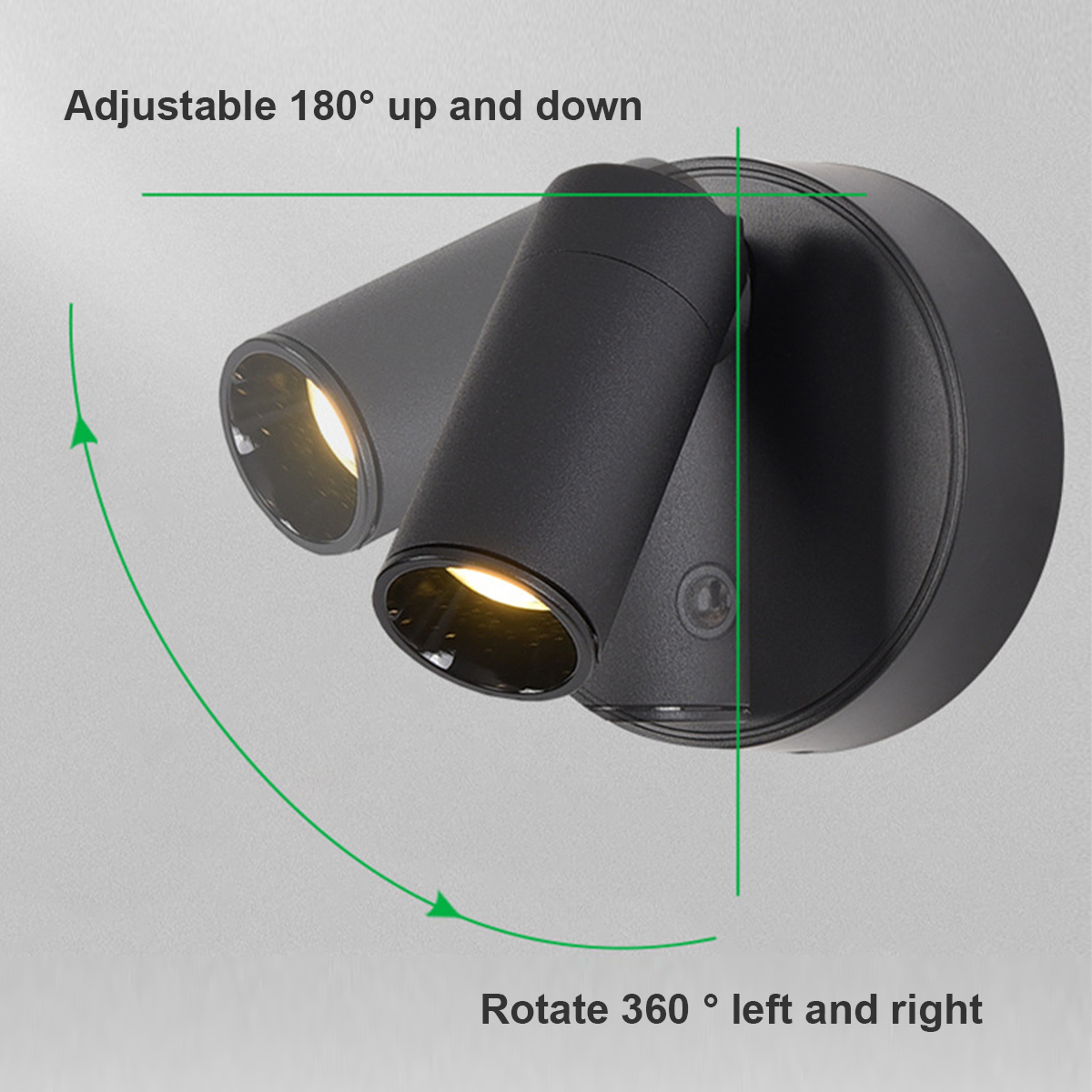 Rechargeable LED Wall Sconce With Remote Touch Control 360 Rotating Wireless Wall Light 2