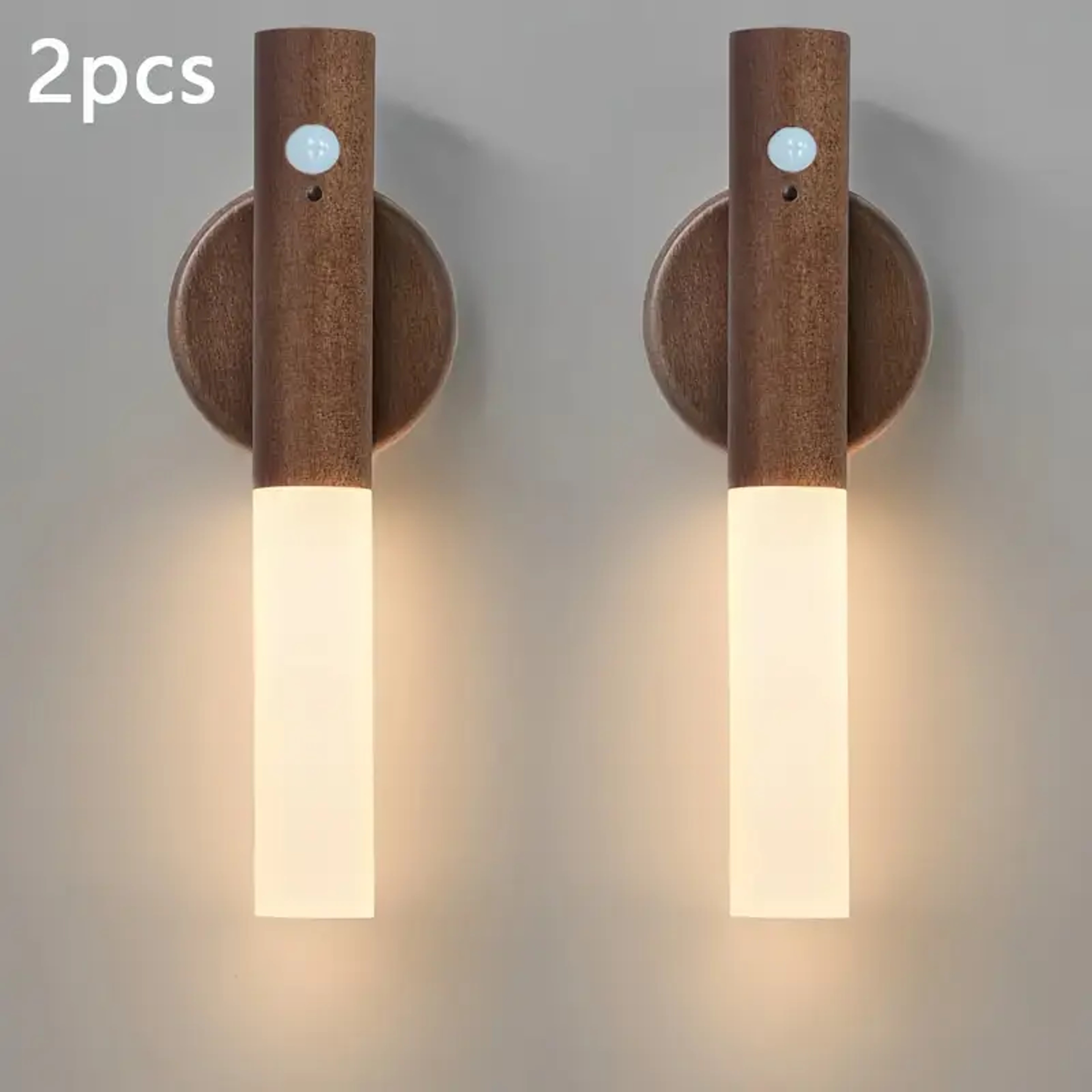 Smart Motion Sensor Night Light Rechargeable LED Magnetic Cabinet Light For Bedroom Kitchen Hallway 7