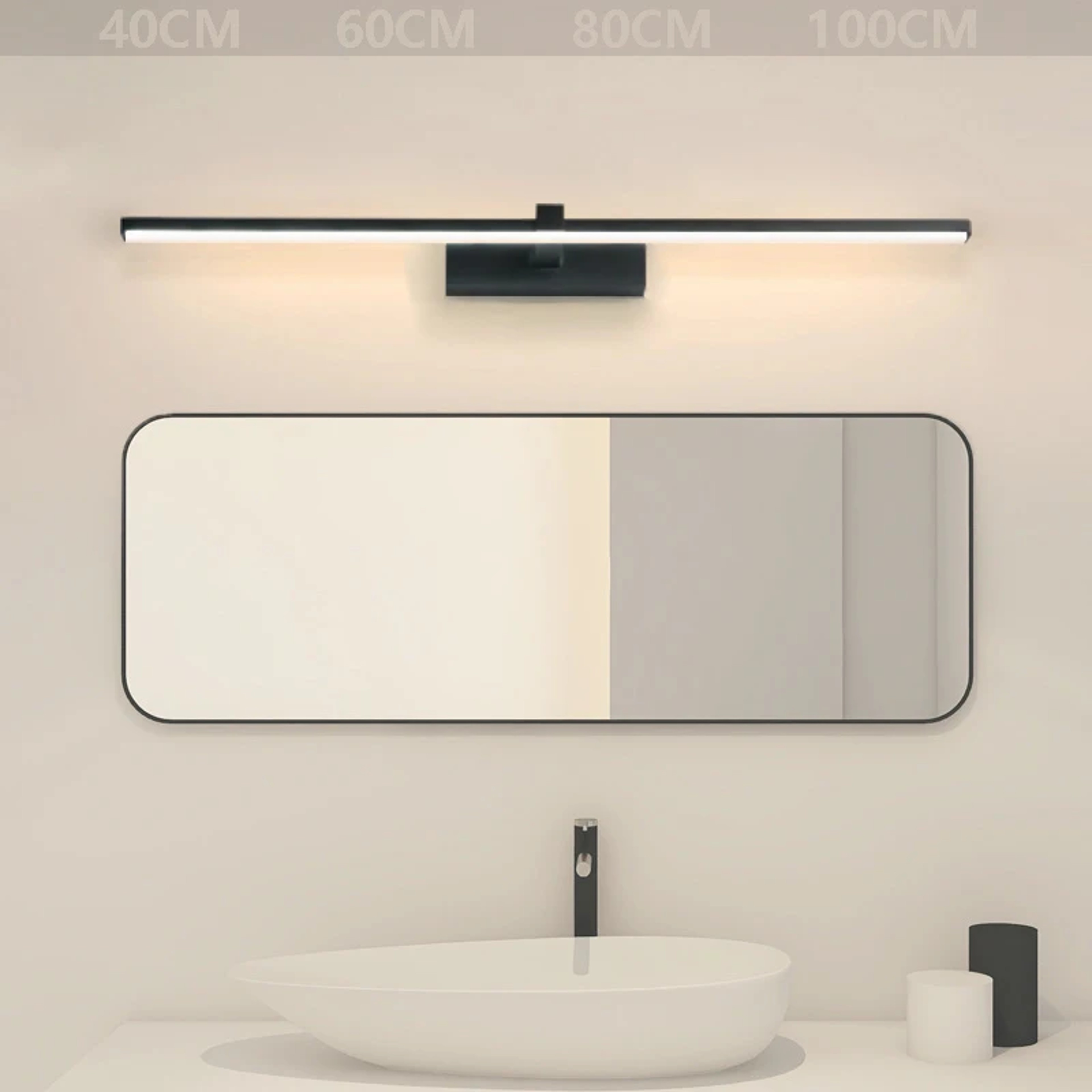 Modern LED Vanity Light Linear Bathroom Mirror Light Wall Sconce for Bathroom Bedroom Kitchen – view 5