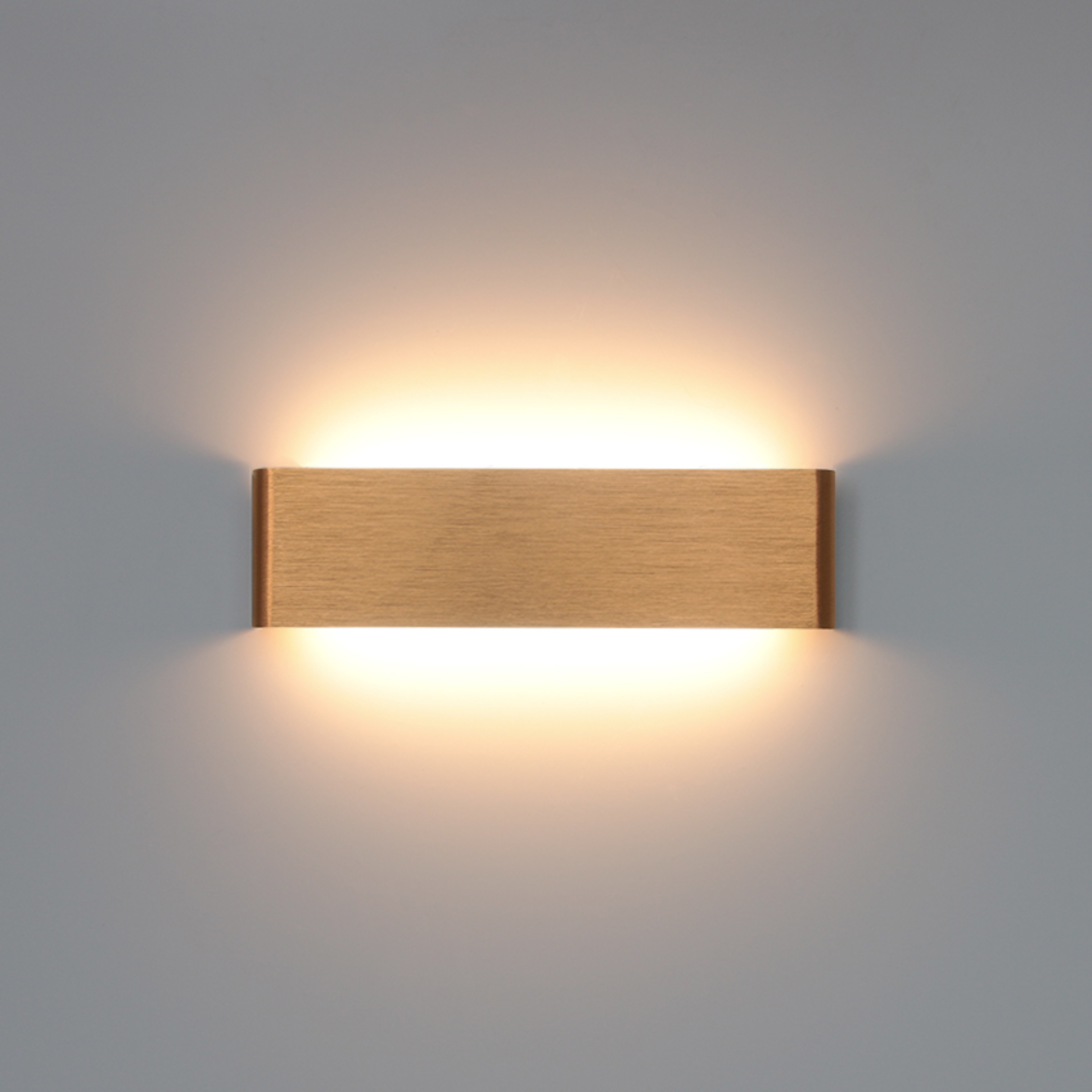 Modern LED Wall Lamp Aluminum Wall Sconce for Bedroom Living Room Hallway Gold Coffee Finish – view 2