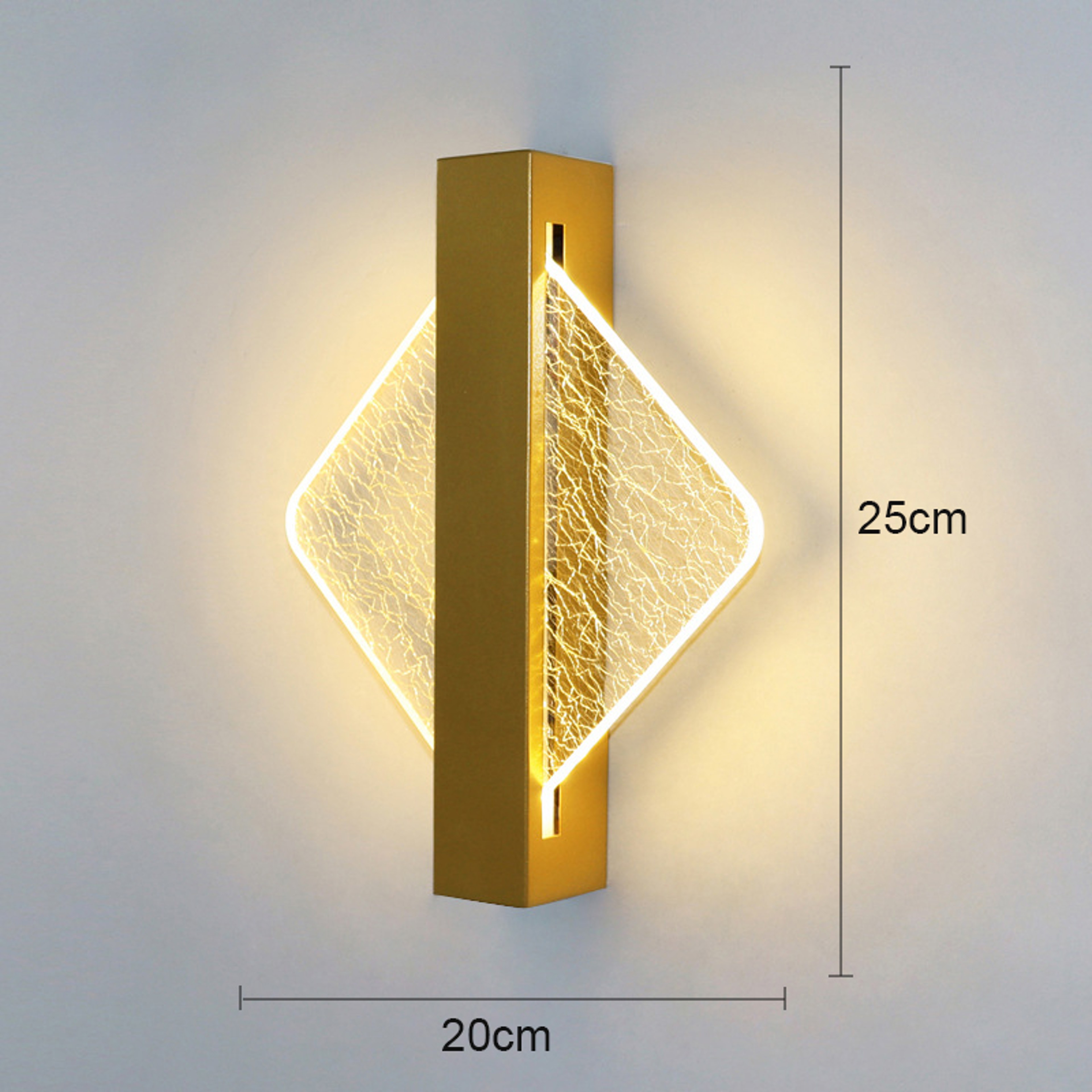 Modern LED Wall Lamp Acrylic Minimalist Bedroom Bedside Light For Luxury Home Decor 7