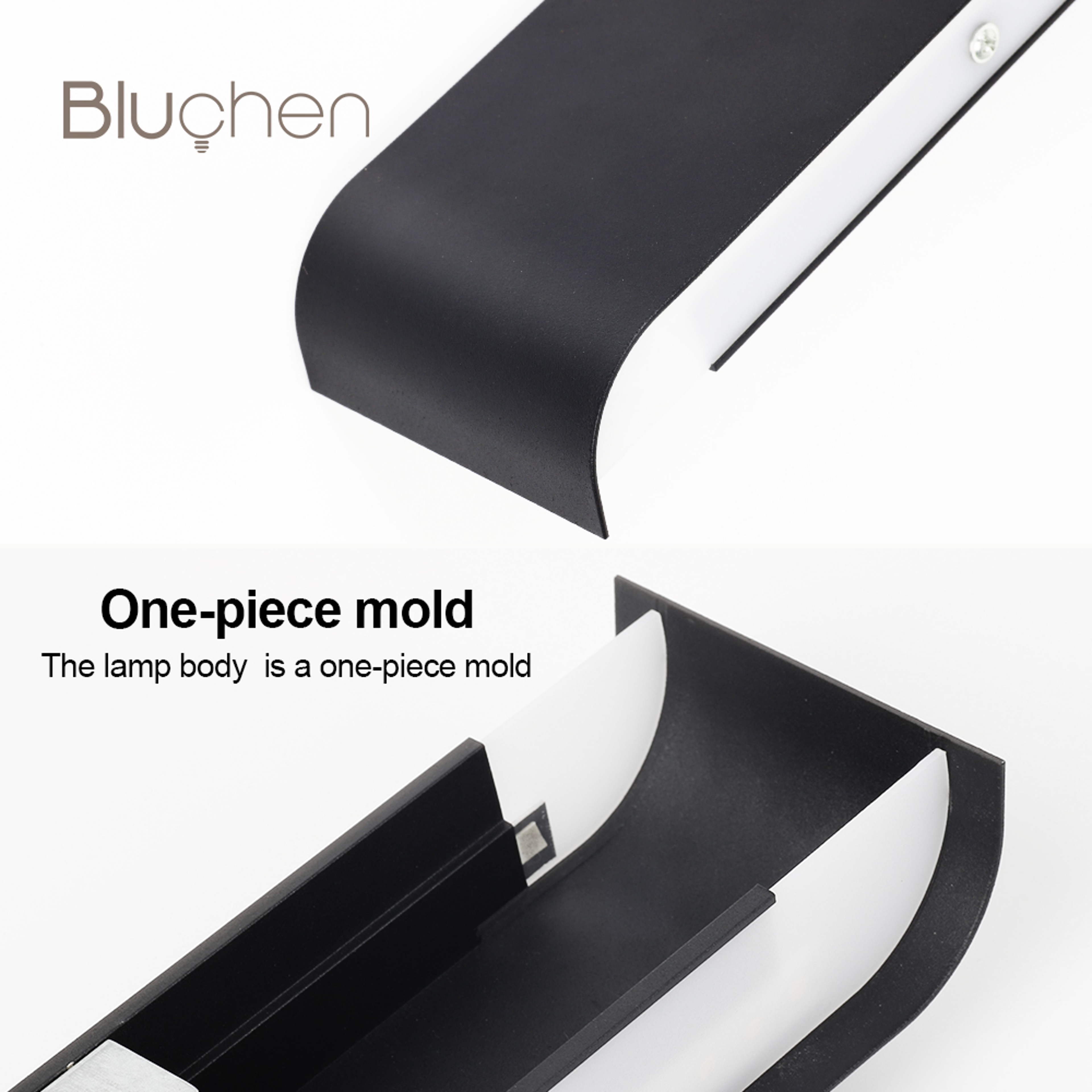 Modern LED Wall Sconce Light Brushed Aluminum Indoor Lamp For Bedroom Living Room Decor 4