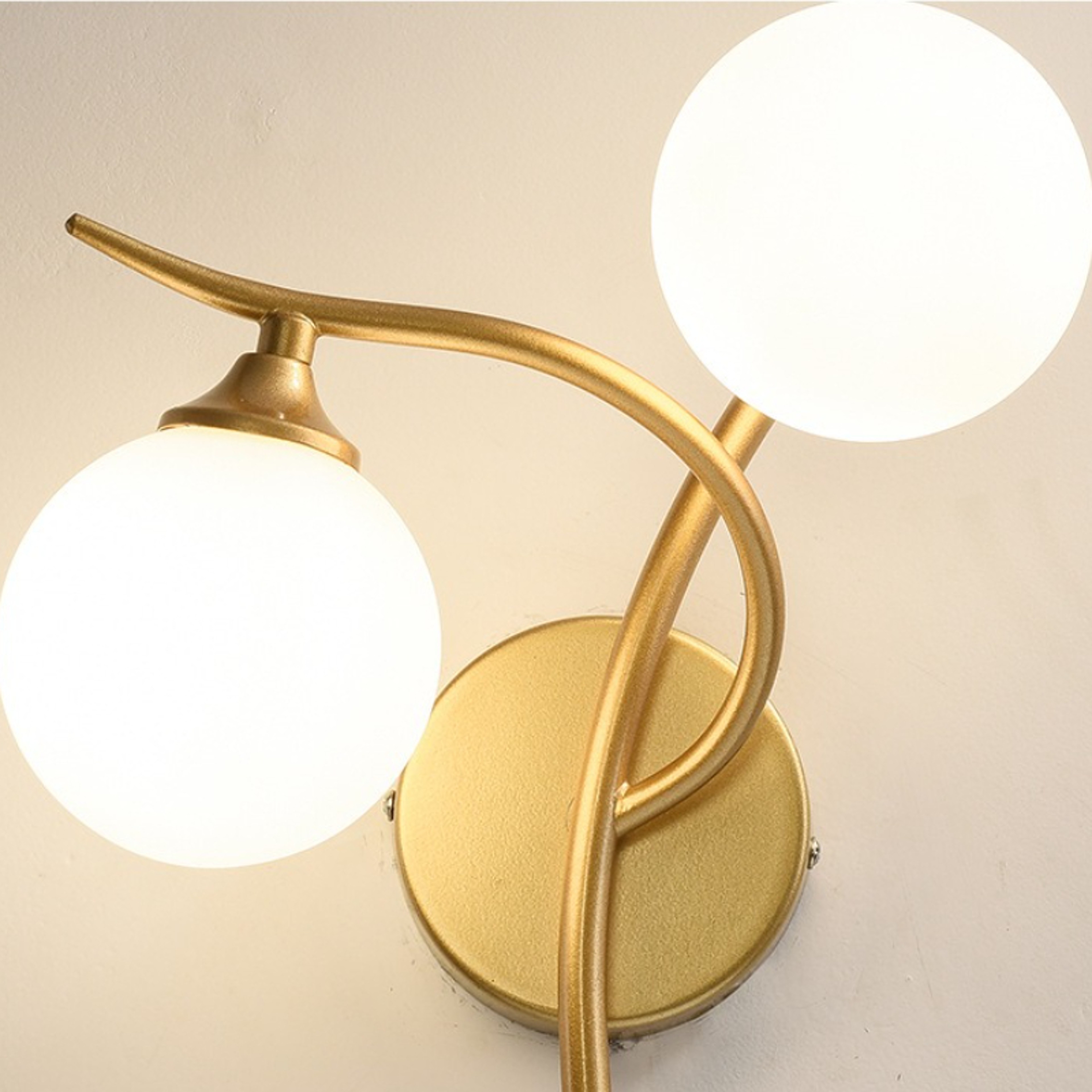 Nordic Wall Lamp Glass Ball Design Modern Bedside Wall Light – view 6