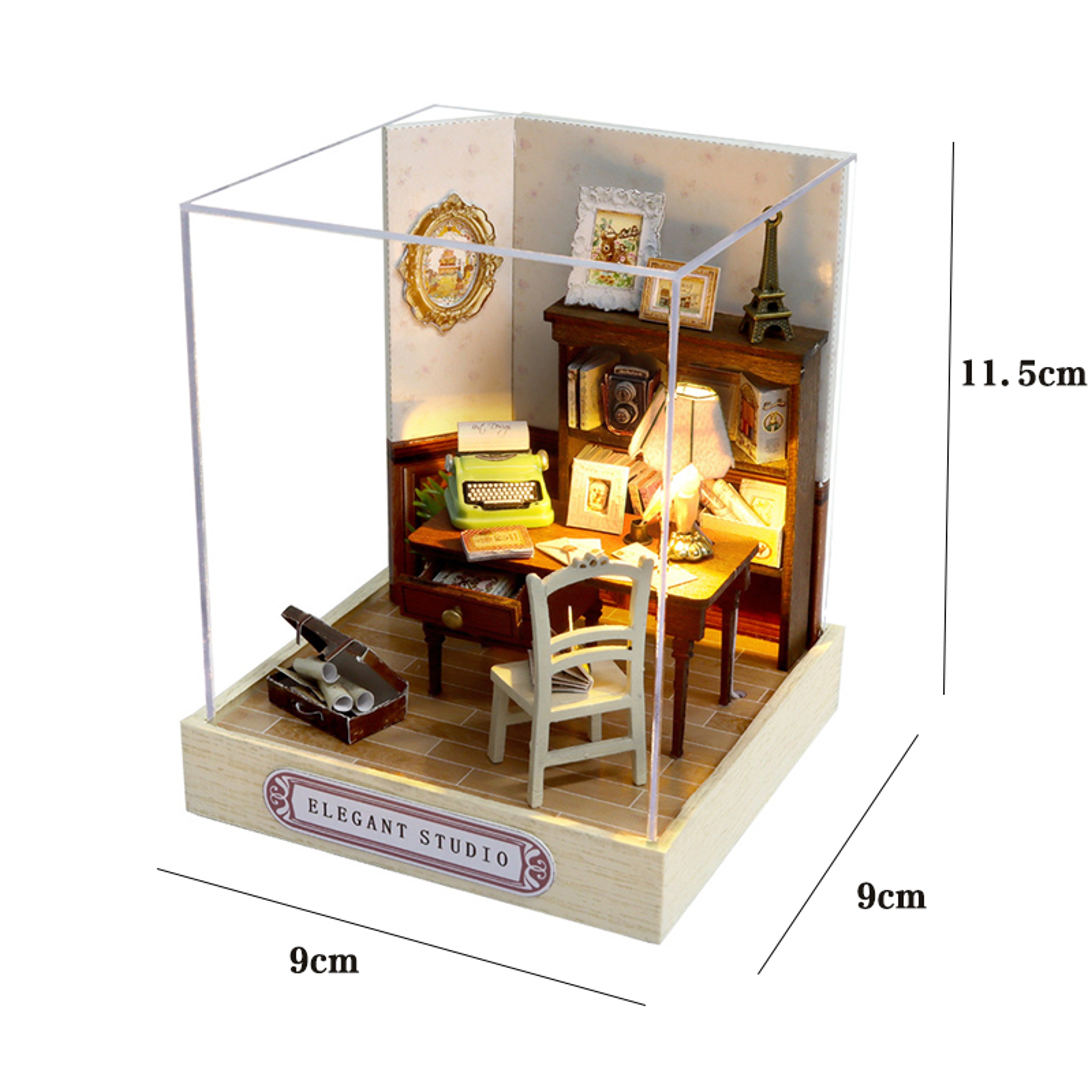 Mini DIY Doll House Kit Flower House Puzzle With Furniture Decor – view 24