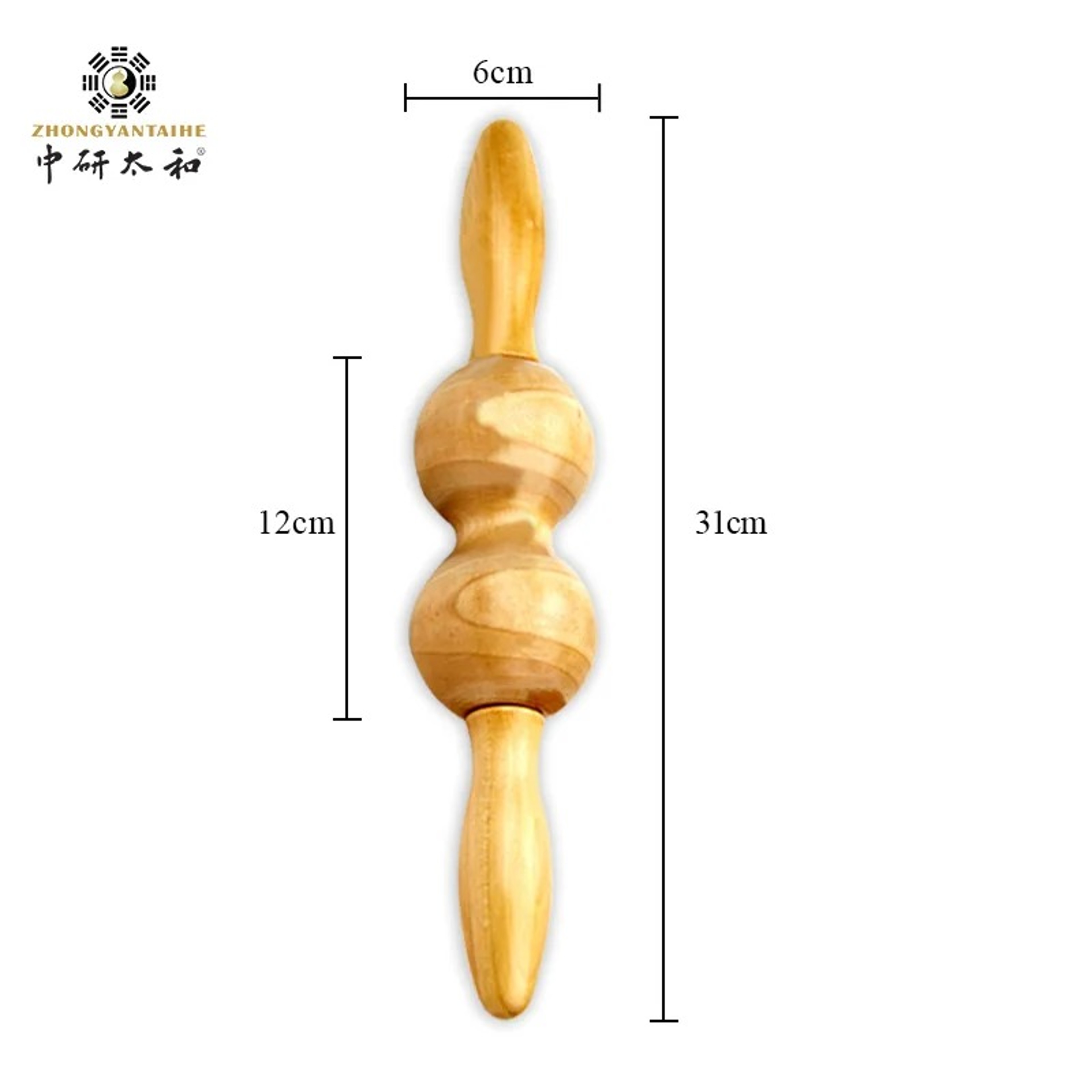 Wooden Back Massage Roller Deep Tissue Massager For Muscle Relaxation And Soreness Relief 3