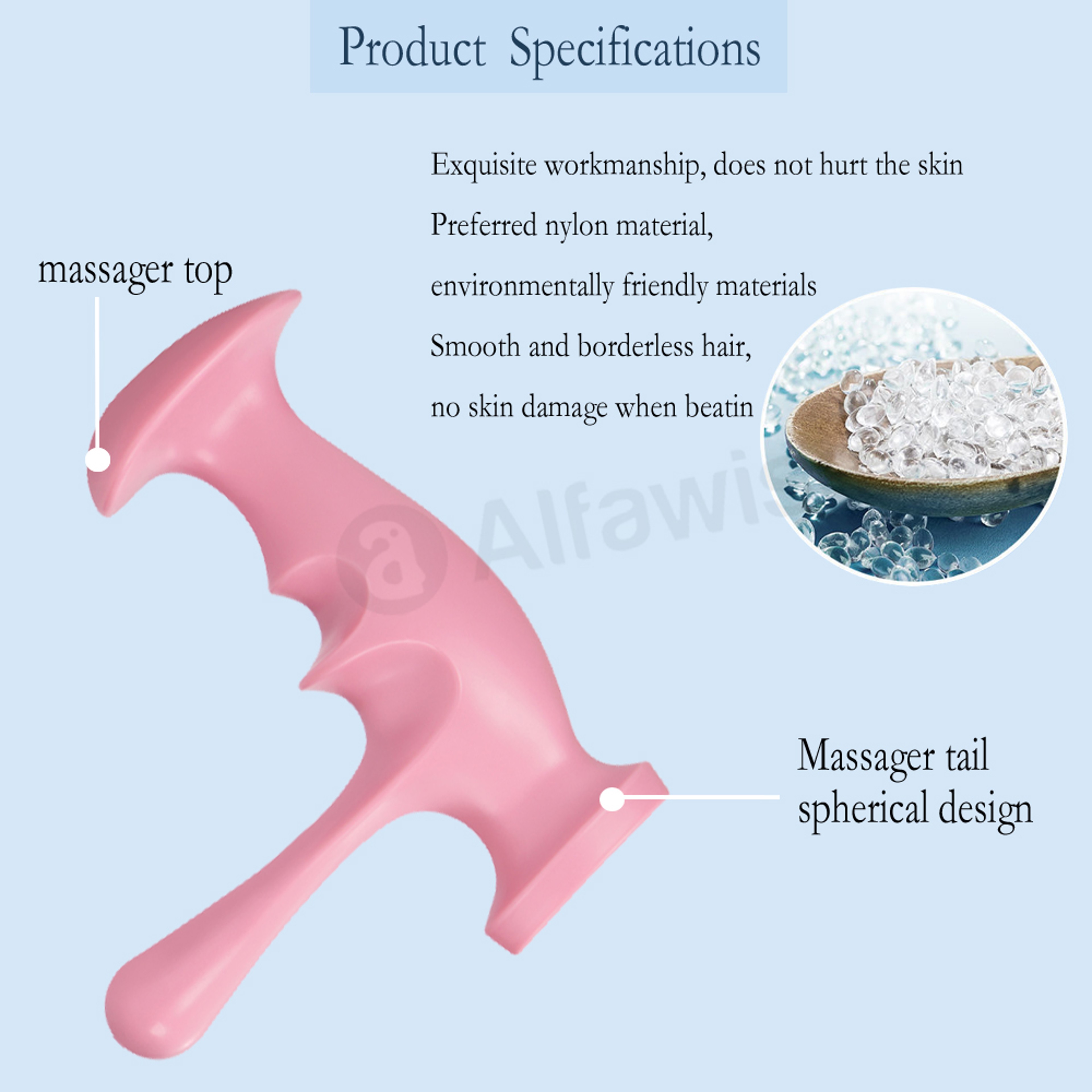 T Shaped Trigger Point Massager Deep Tissue Acupressure Tool For Full Body Muscle Relief 1