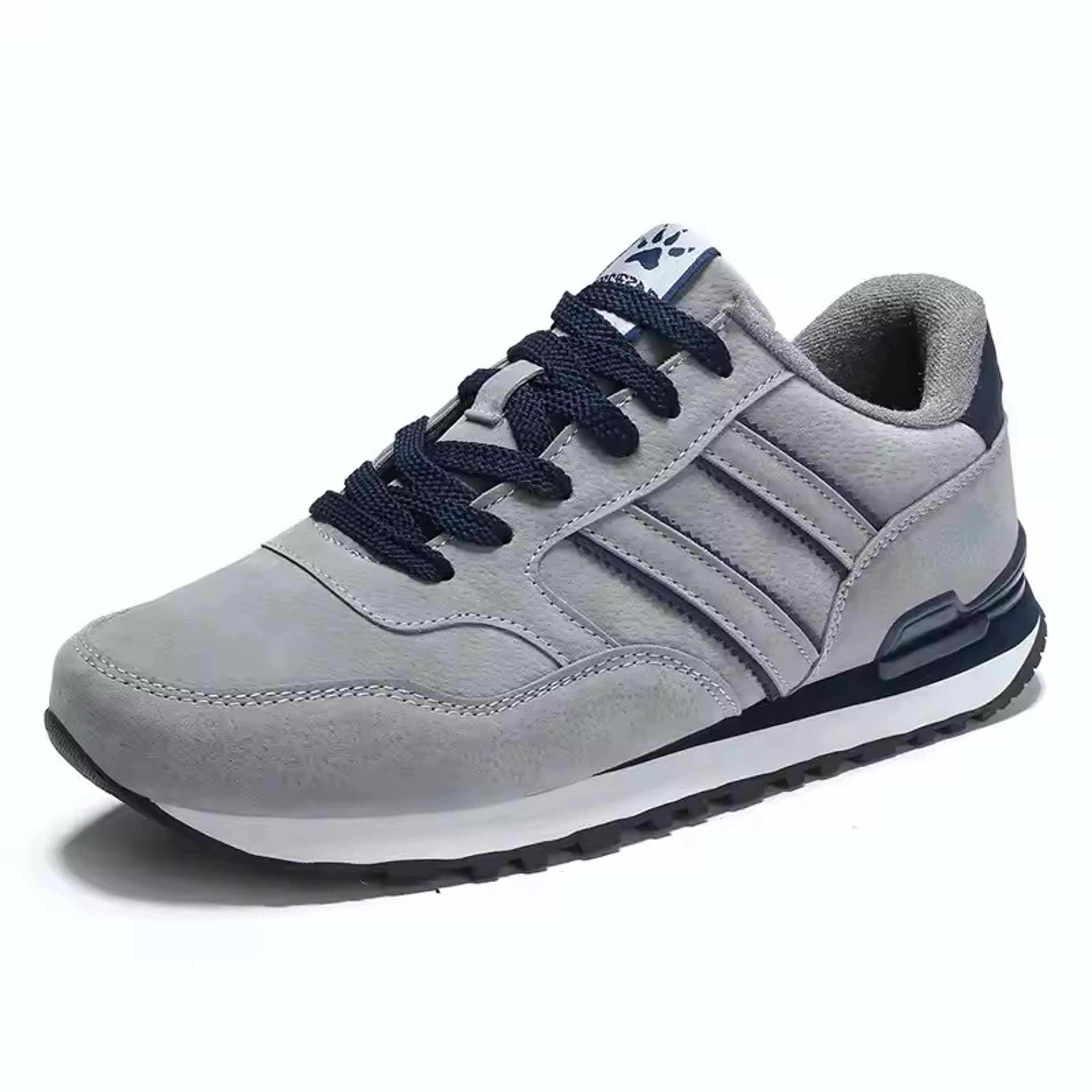 Mens Casual Shoes Breathable Lightweight Artificial Leather Lace Up Sneakers – view 1