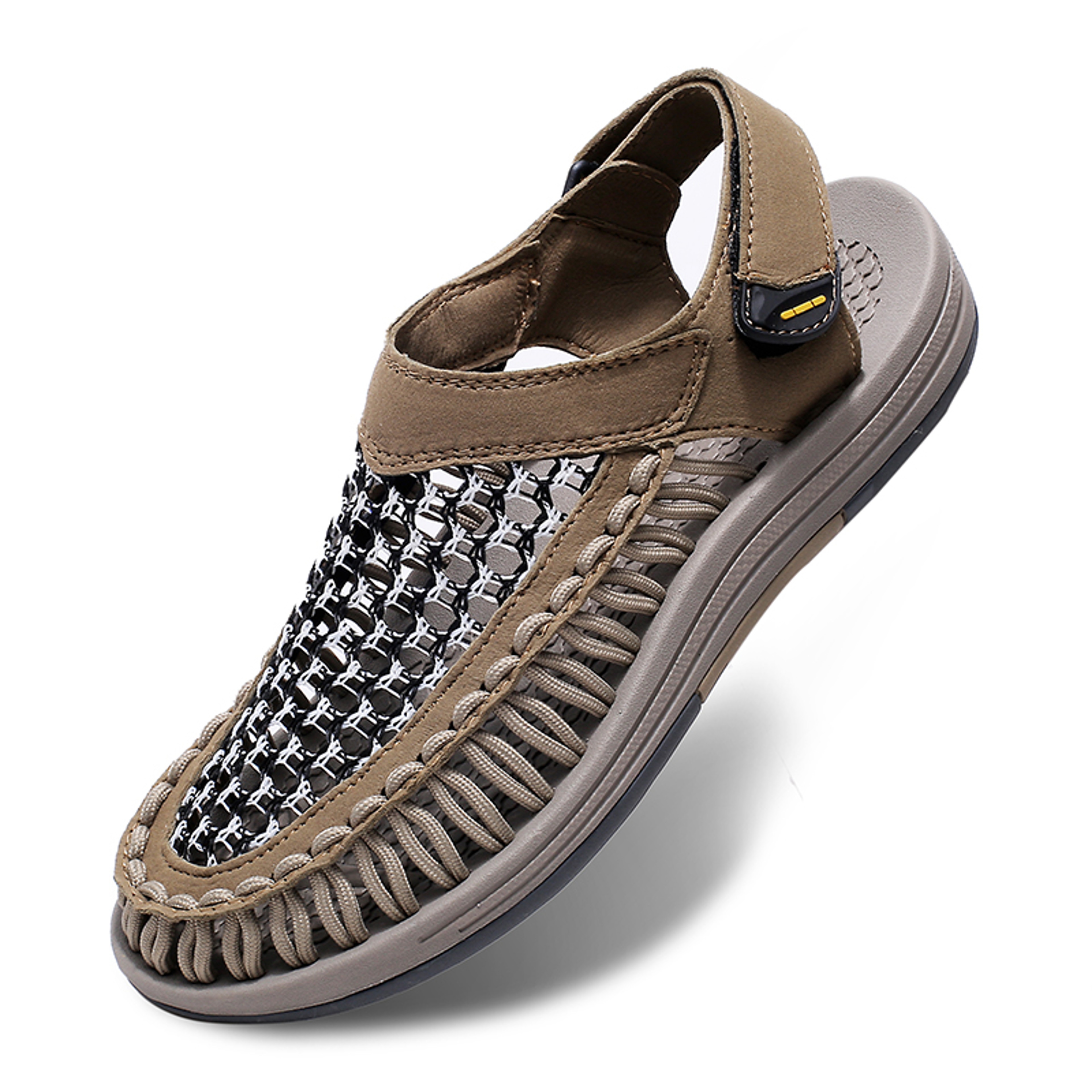 Mens Hand Woven Summer Sandals Breathable Casual Outdoor Beach Sandals – view 10