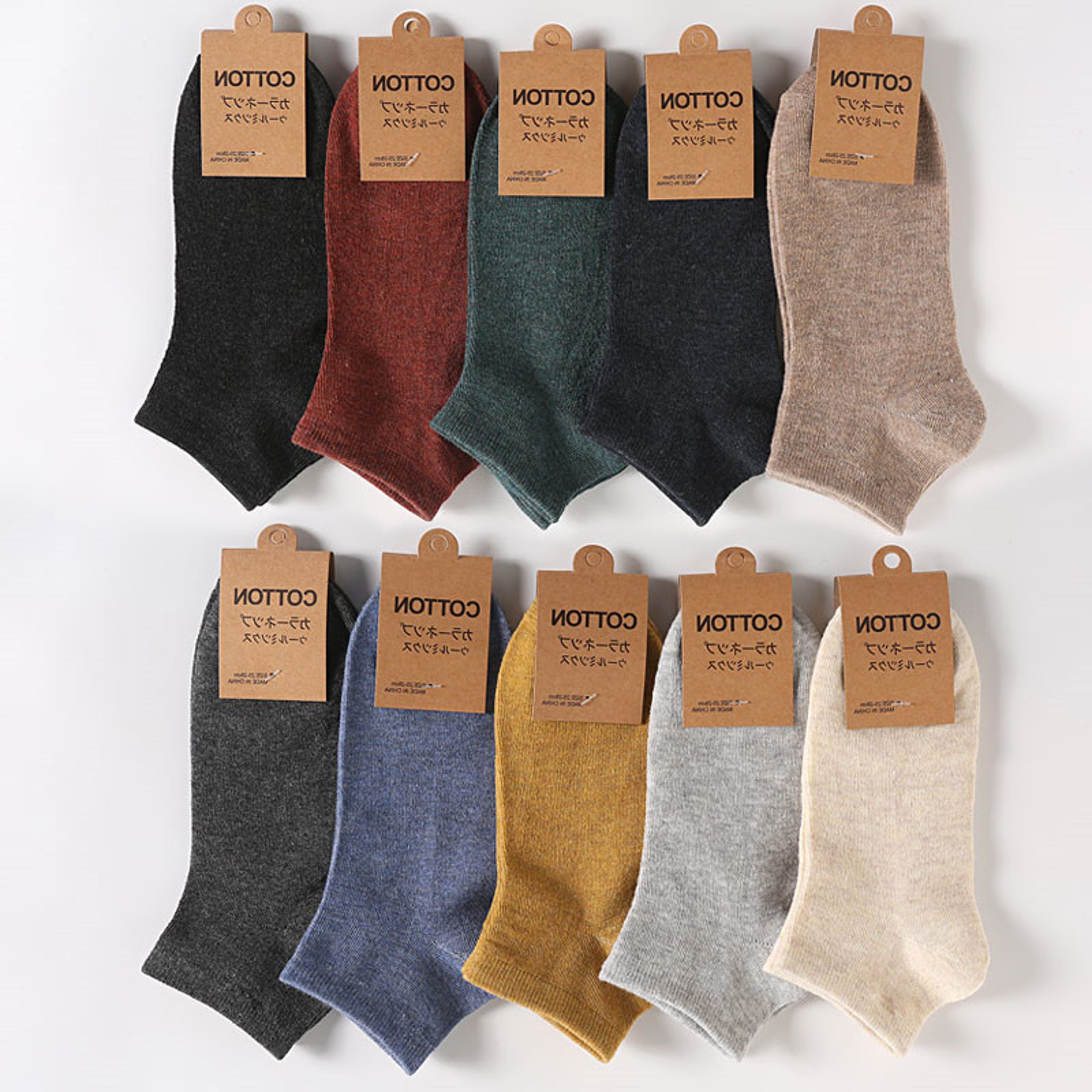 Breathable Low Cut Ankle Socks for Men and Women Soft Casual Sports Sock Set – view 2