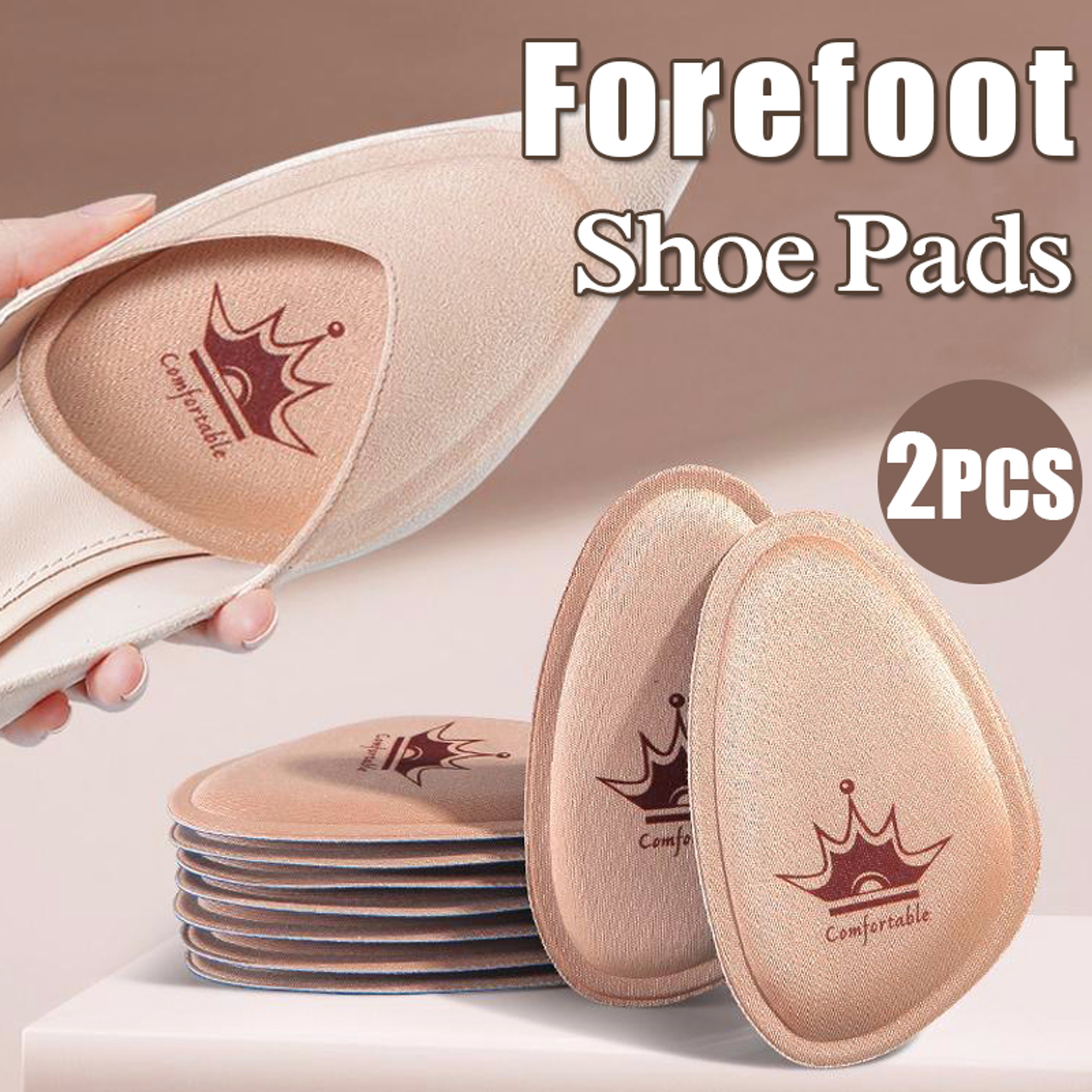 Womens Forefoot Cushion Pads Breathable Half Insoles For Ball Of Foot Comfort 2