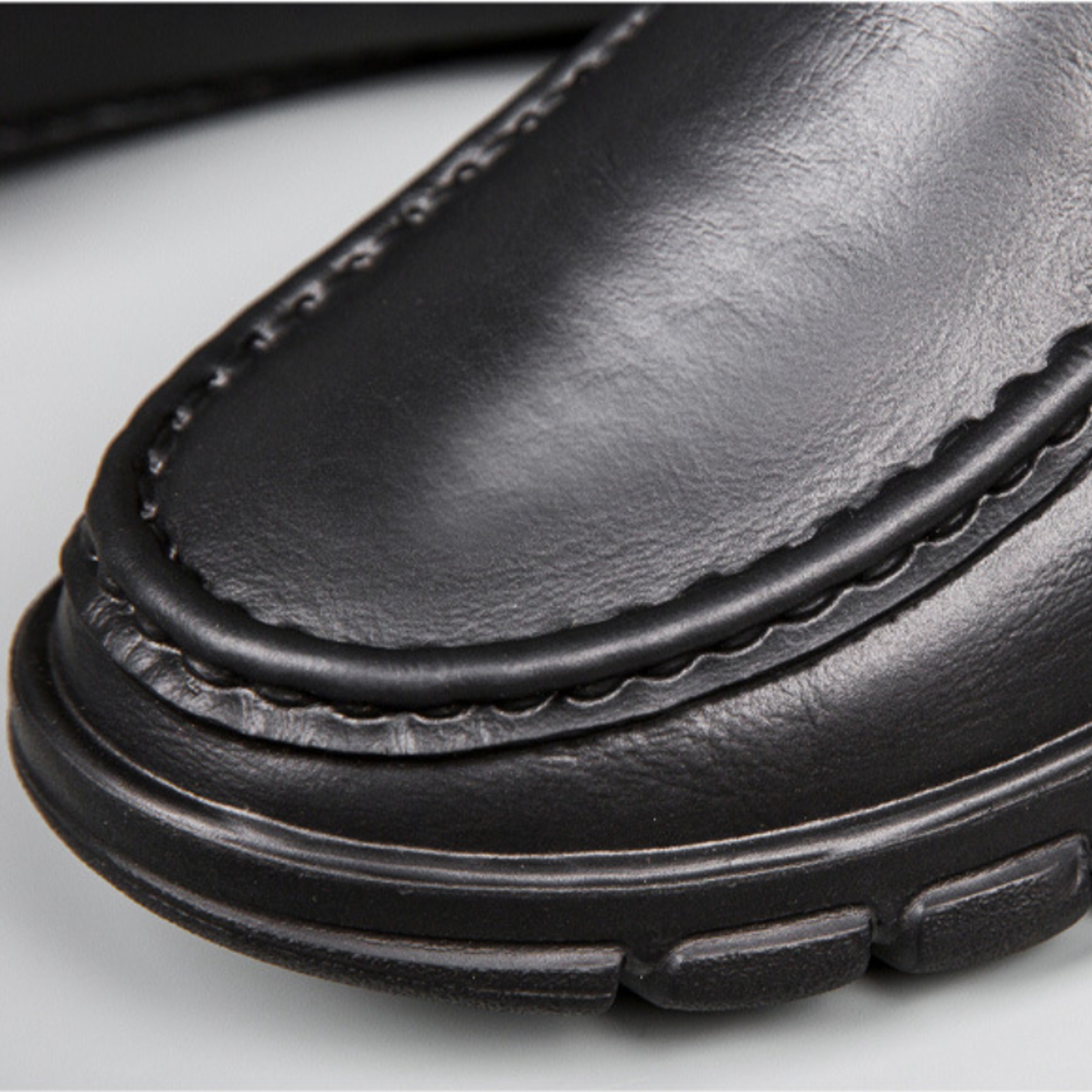 Mens Waterproof Leather Loafers Non Slip Comfort Driving Shoes – view 5