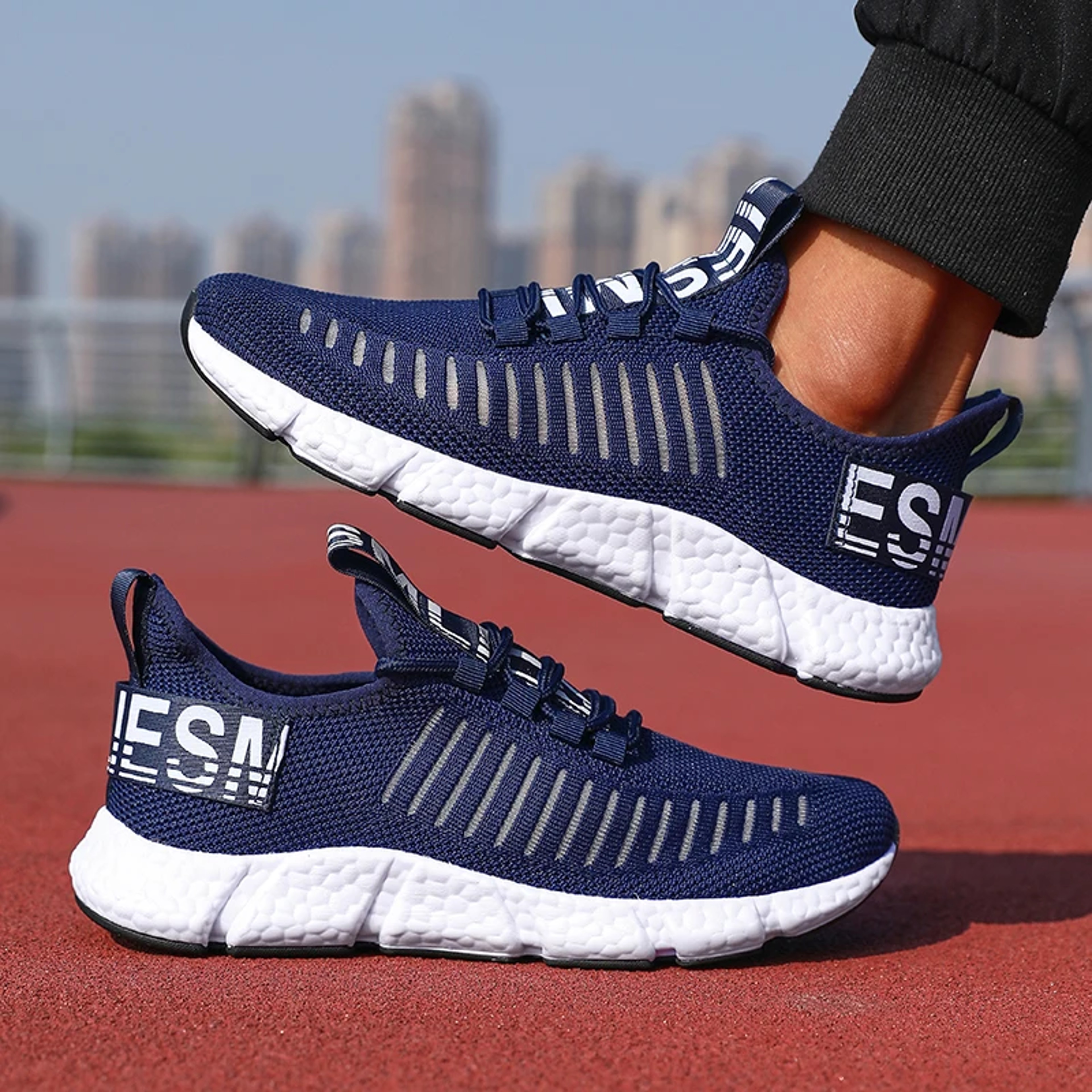 Lightweight Breathable Mesh Sneakers for Men Casual Walking and Training Shoes – view 2