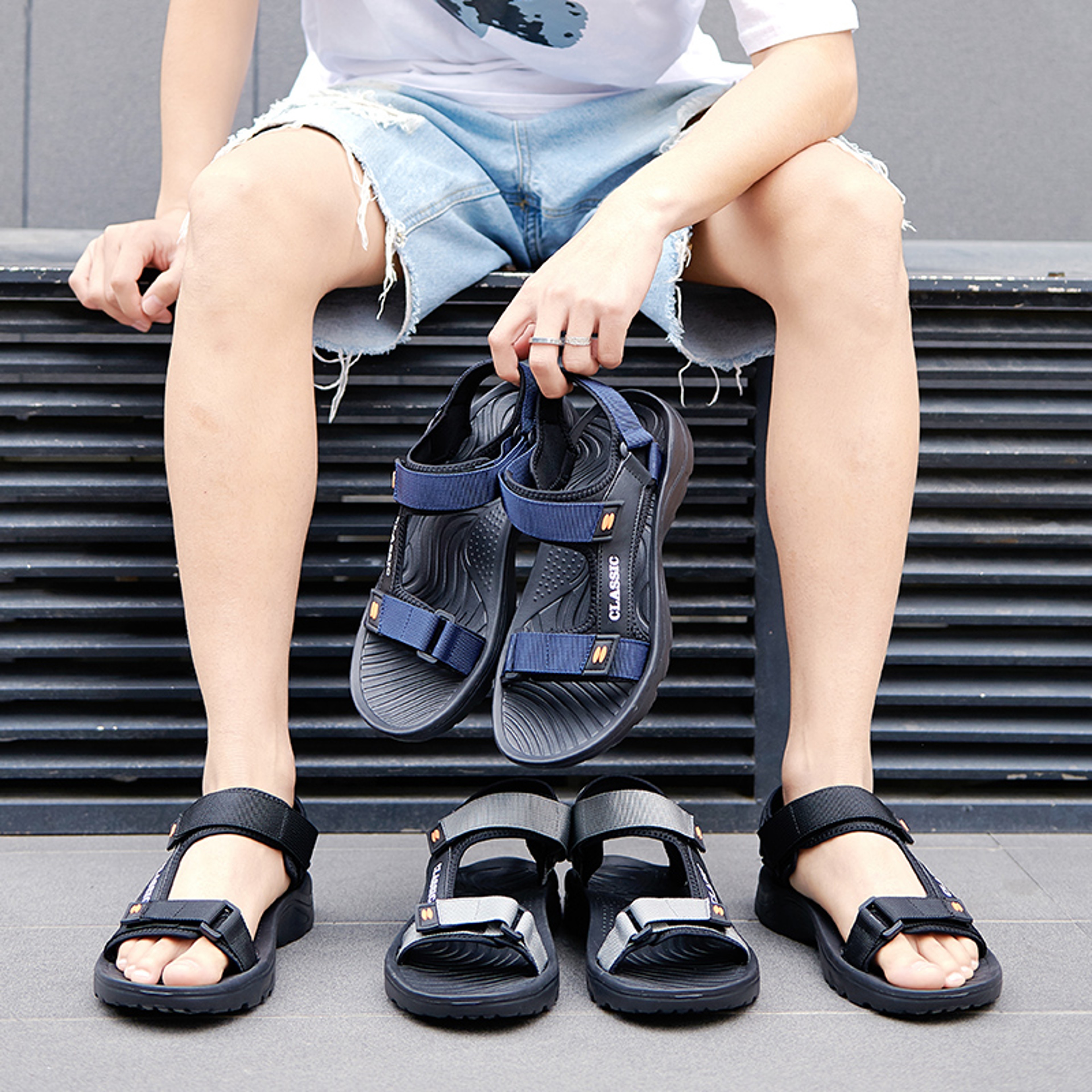 Mens Arch Support Outdoor Sandals With Yoga Mat Insole And Anti Slip Sole 5