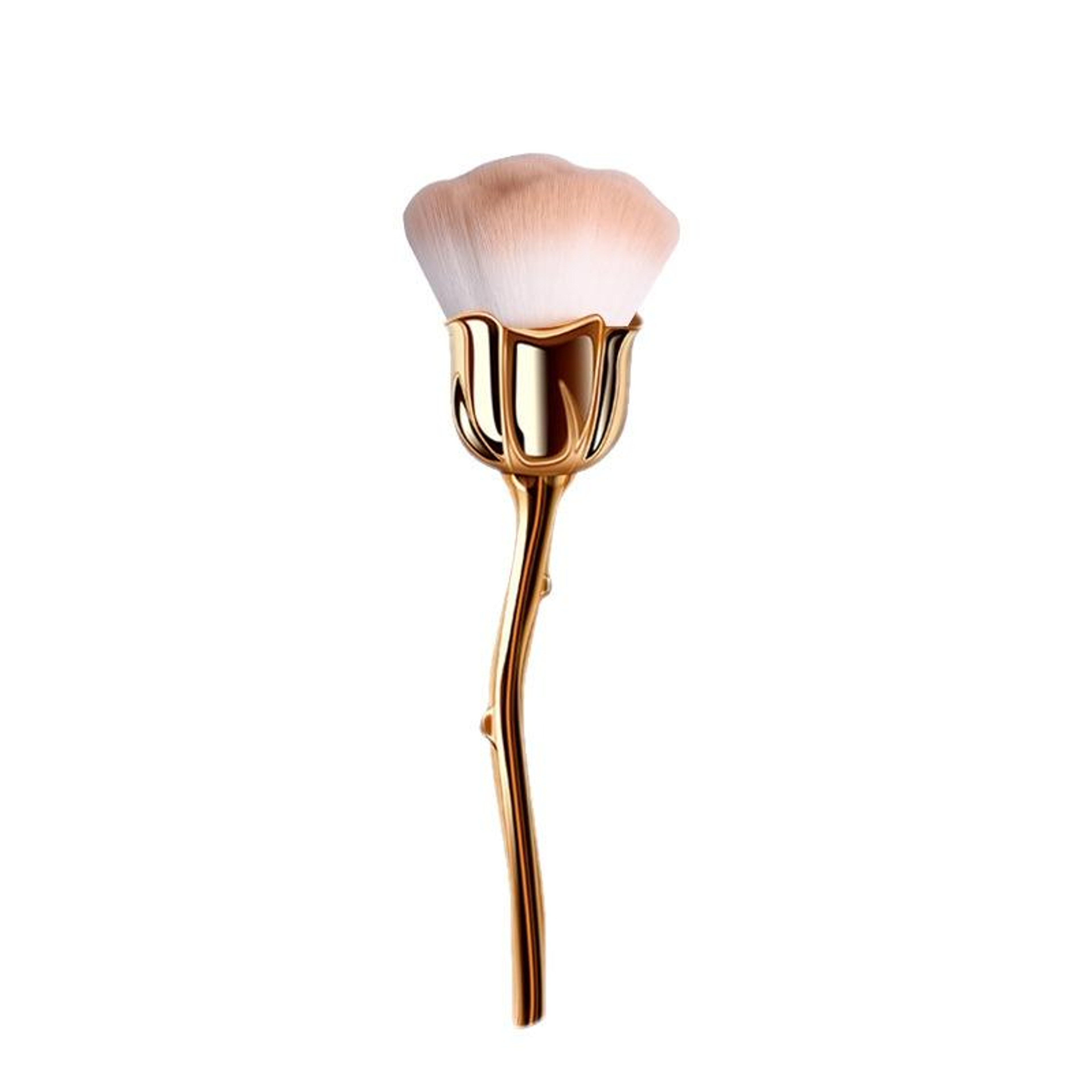 Rose Petal Soft Face Powder Brush For Flawless Makeup Finish 0