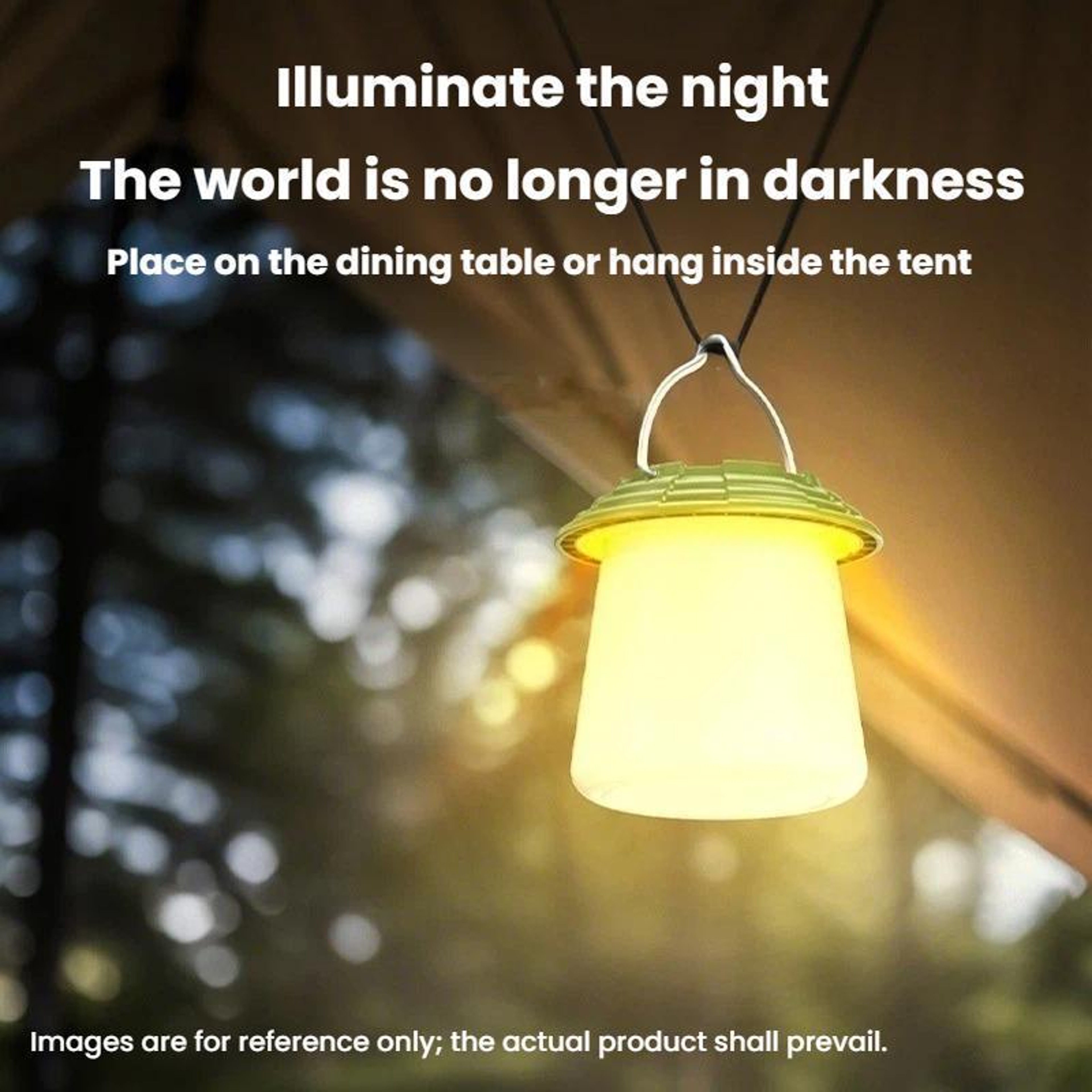 SMILING SHARK Rechargeable Camping Lantern LED Hanging Light For Tent Emergency  Night Market Use 1