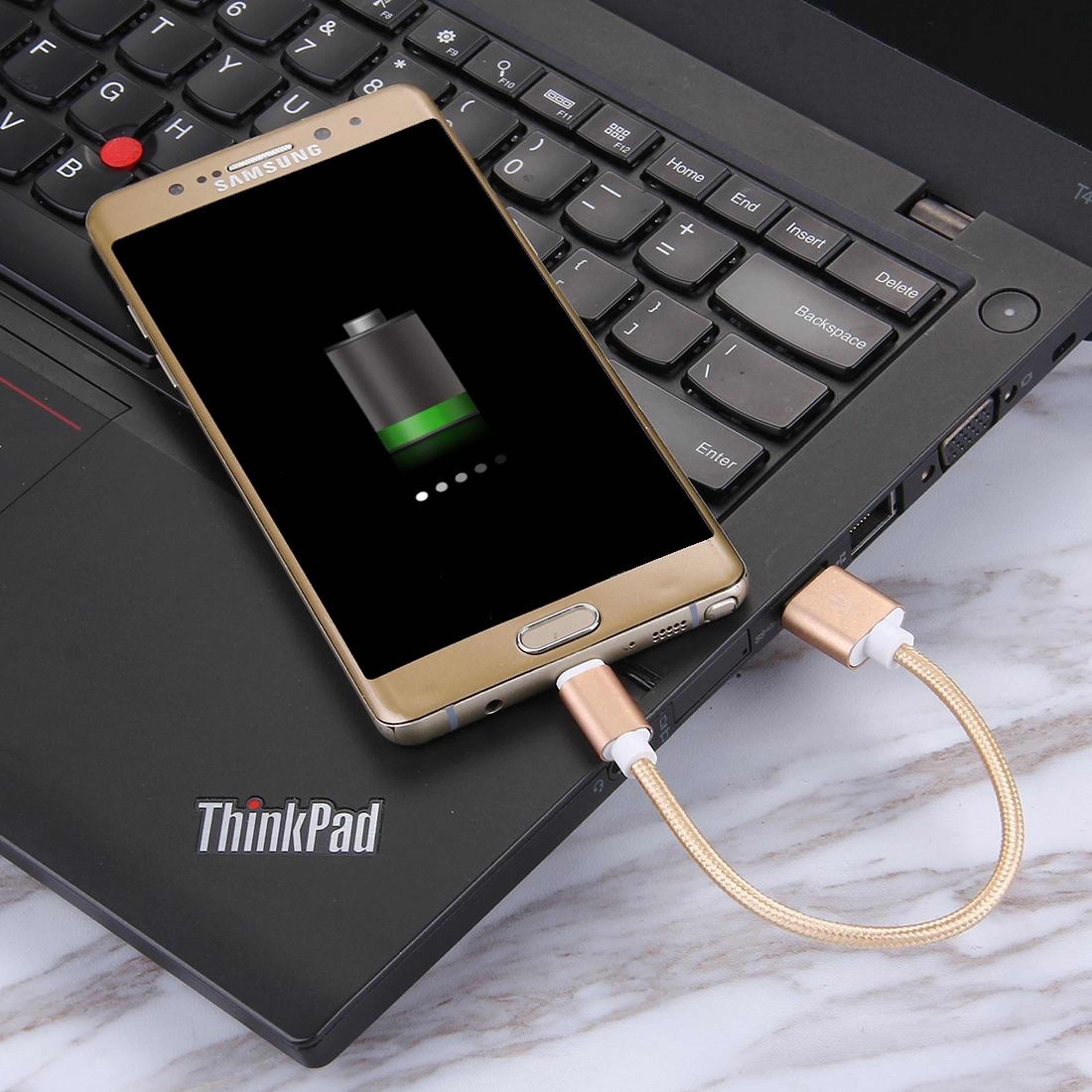 Woven USB C Charging  Data Sync Cable Fast Durable 5
