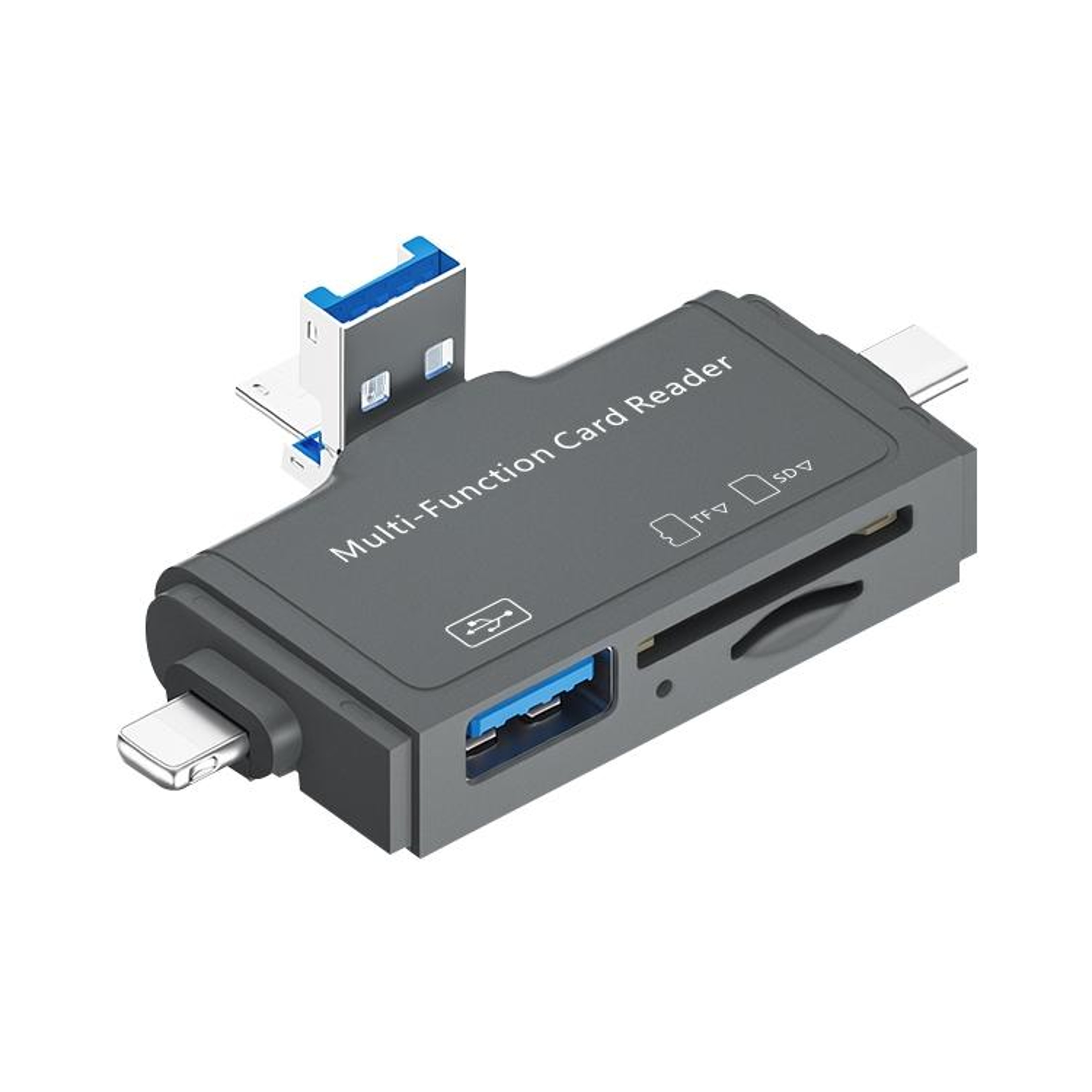 7 In 1 USB 30 Memory Card Reader Adapter High Speed Multi Card Hub 12