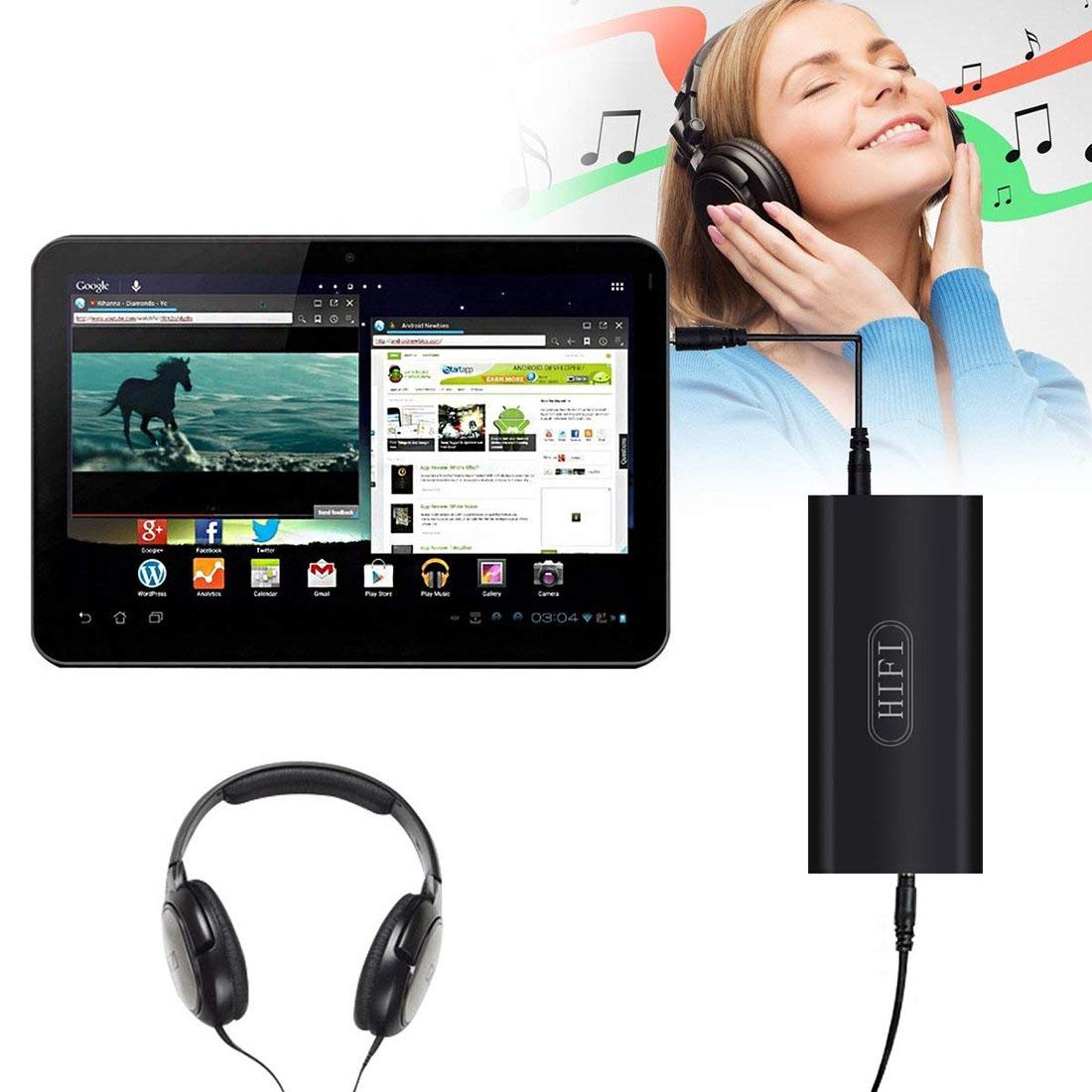 Portable Headphone Amplifier For HiFi Stereo Sound With 35mm Audio Boost 7