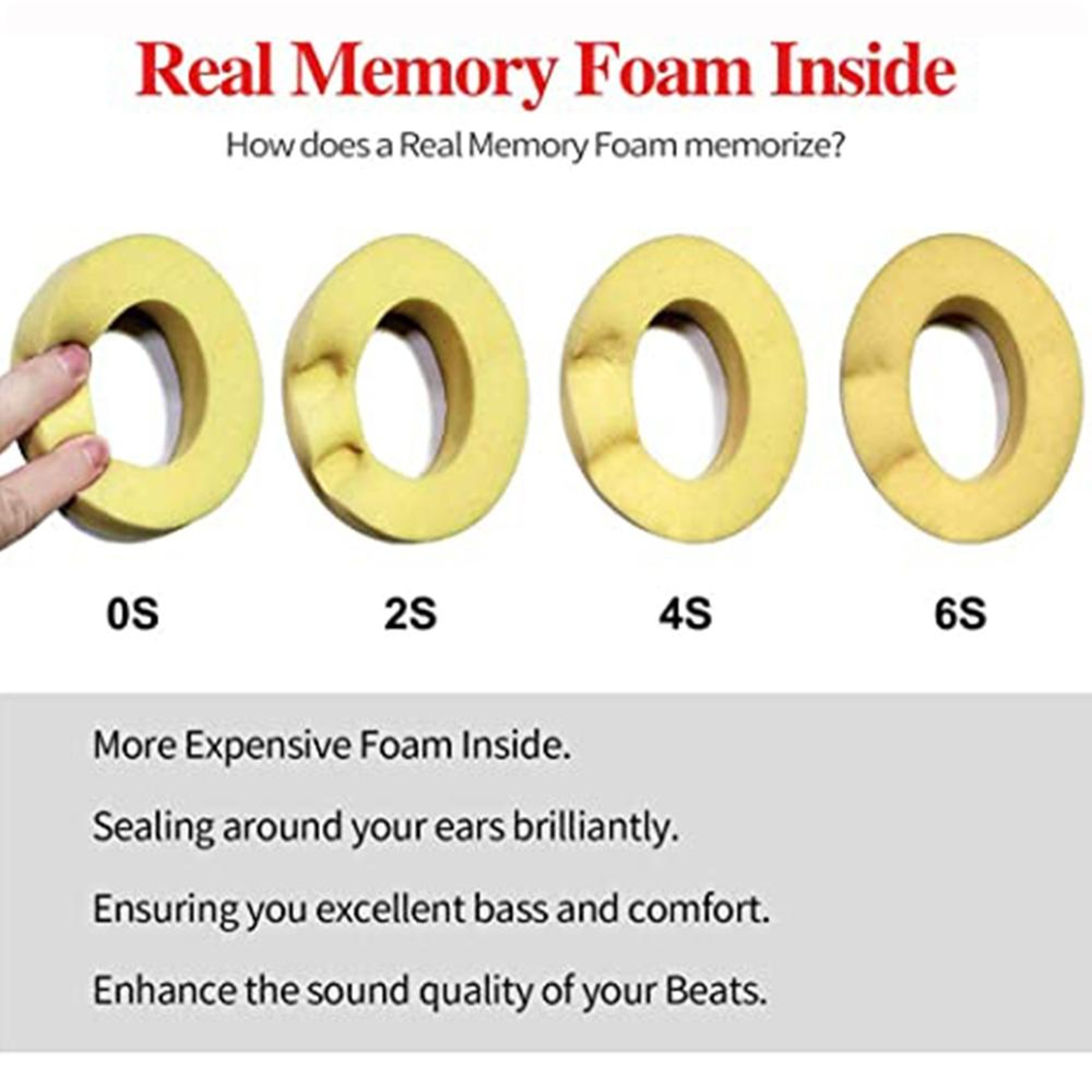 Beats Studio 20 Replacement Ear Pads Soft Sponge Headphone Cushions 4