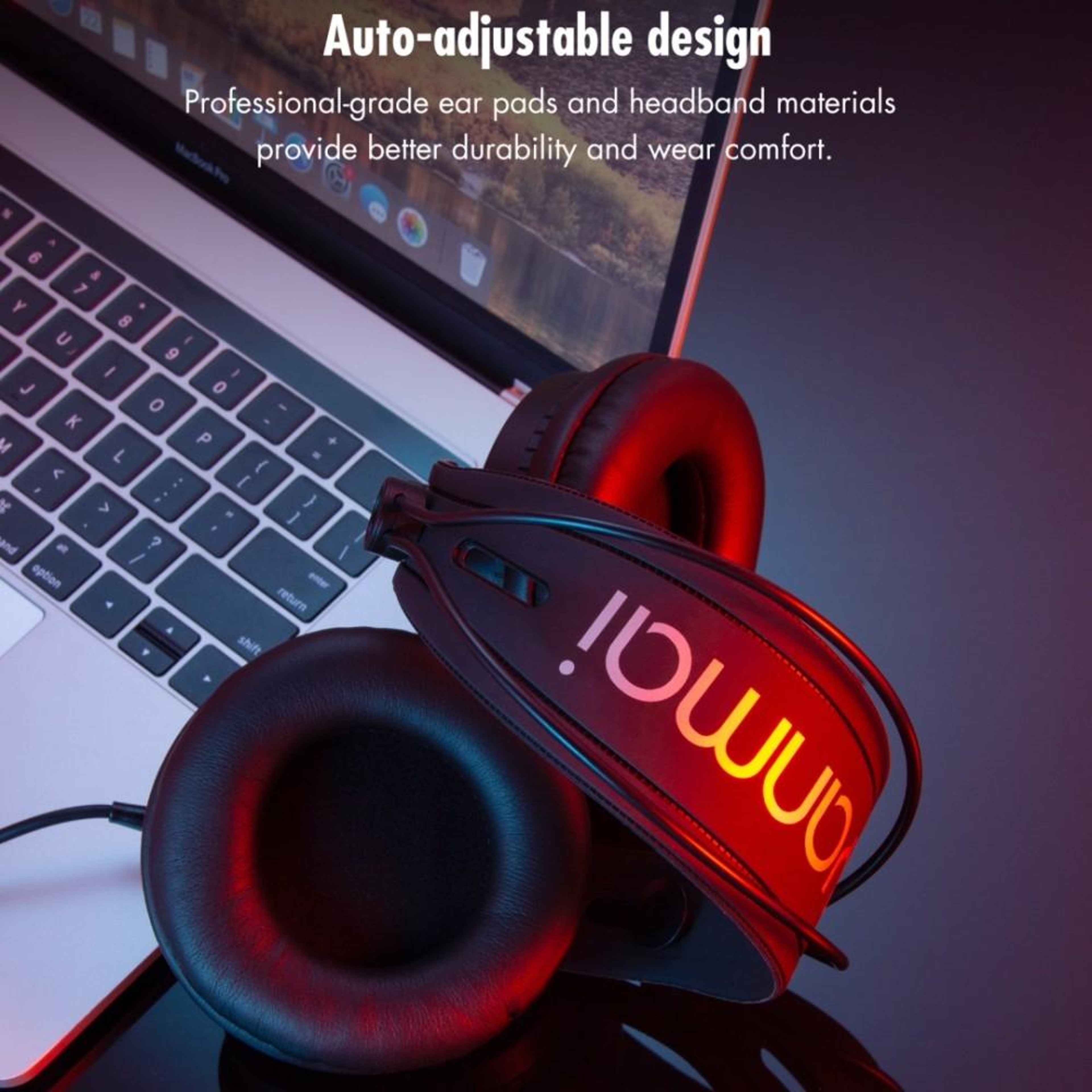 Yanmai D68 A Foldable Studio Monitor Headphones With HiFi Sound  Noise Isolation 2