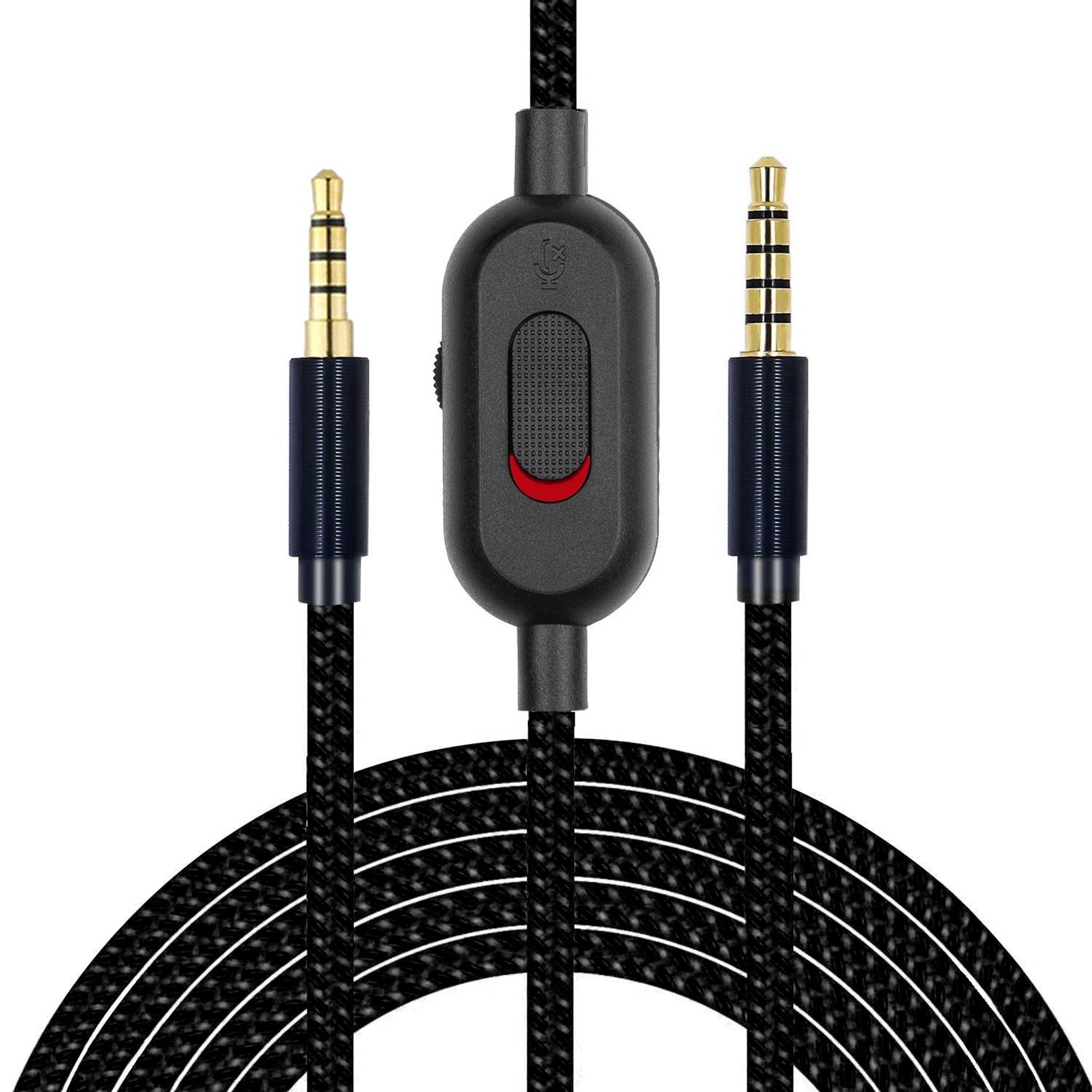 Logitech Astro A10 A40 Braided Gaming Headset Cable with Volume Control and Mute – view 1
