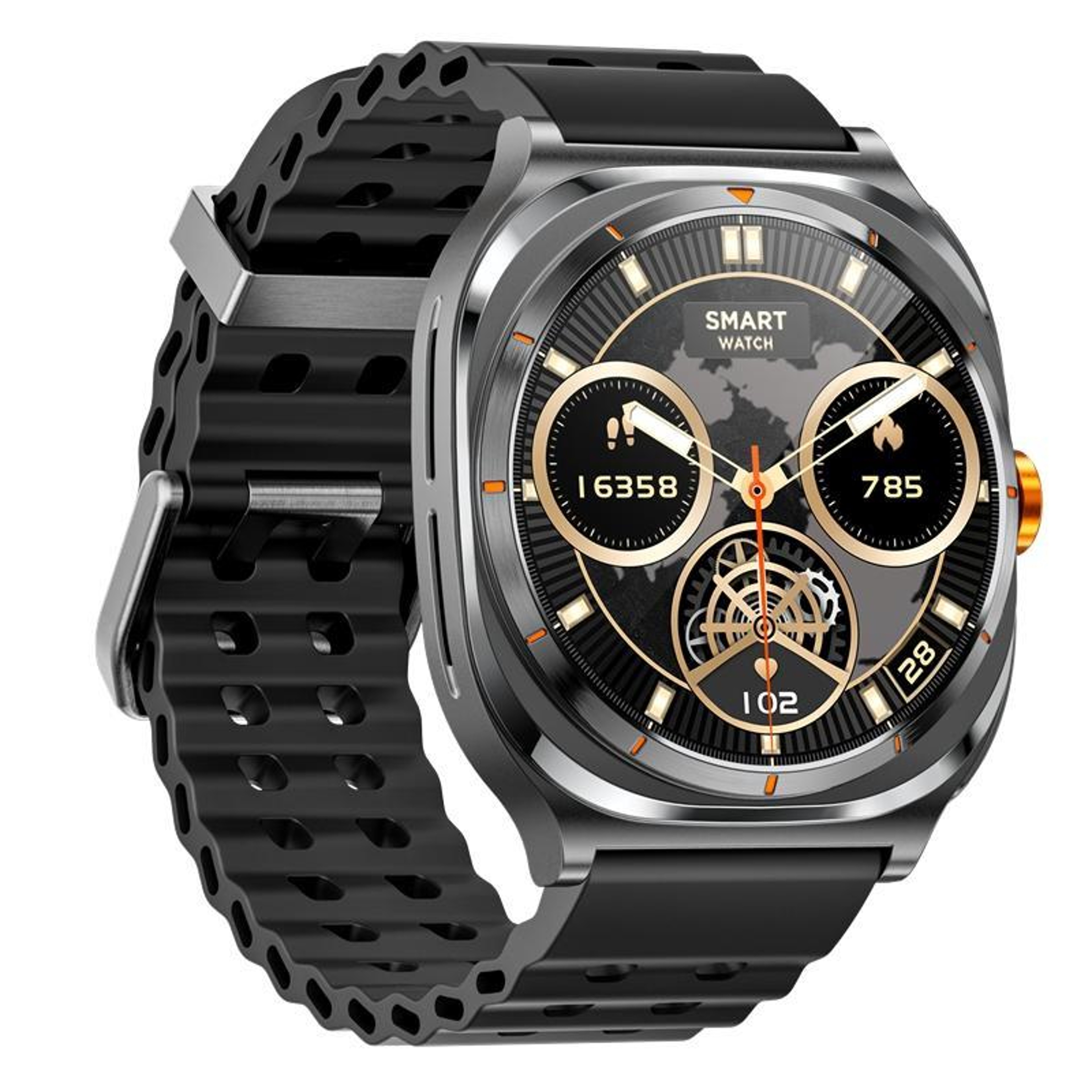 HAMTOD GT98 Smart Watch Earbuds Combo With Bluetooth Calling NFC  Heart Rate Monitor 7