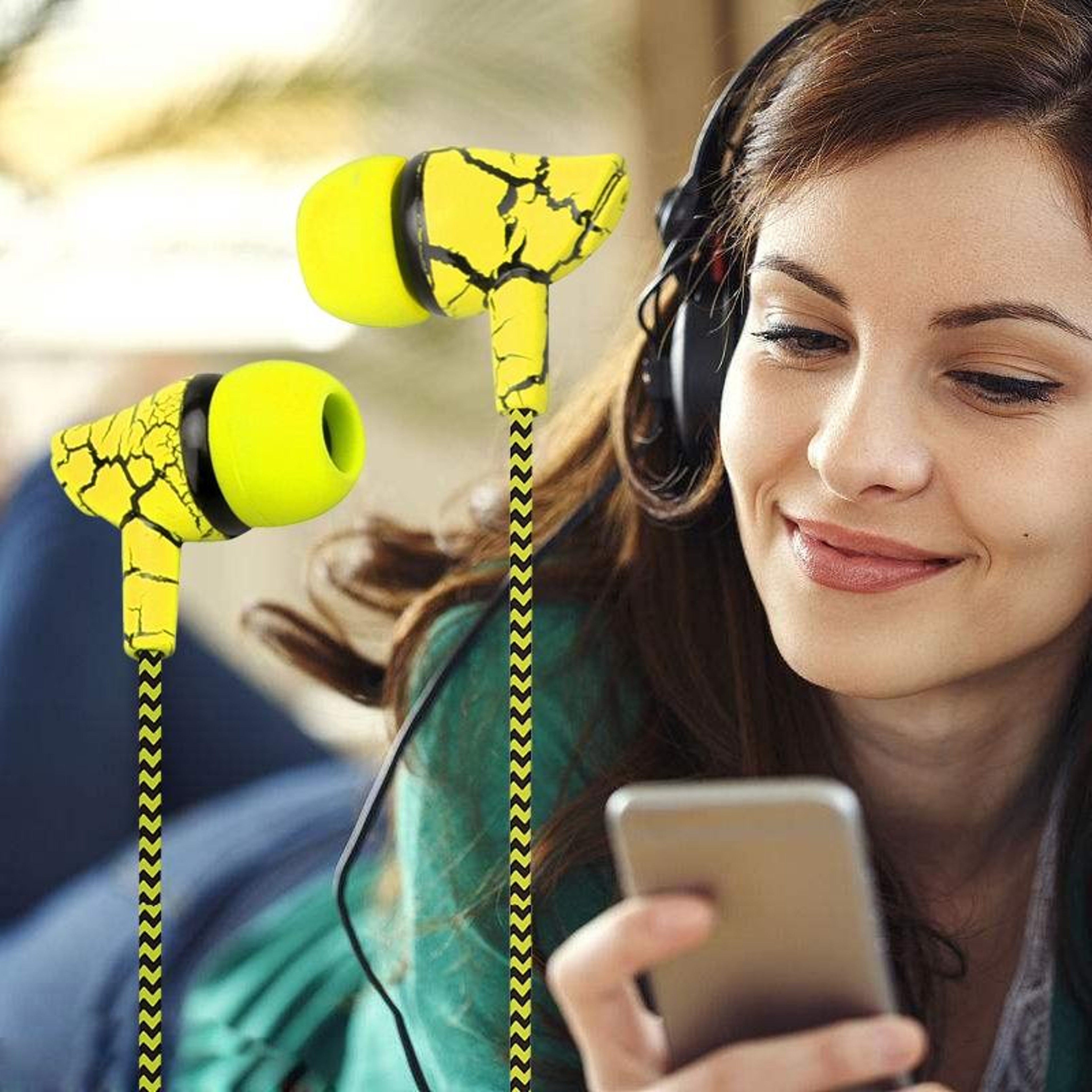 Crack Design Super Bass Wired Earbuds With Mic For Android  MP3 Devices 9