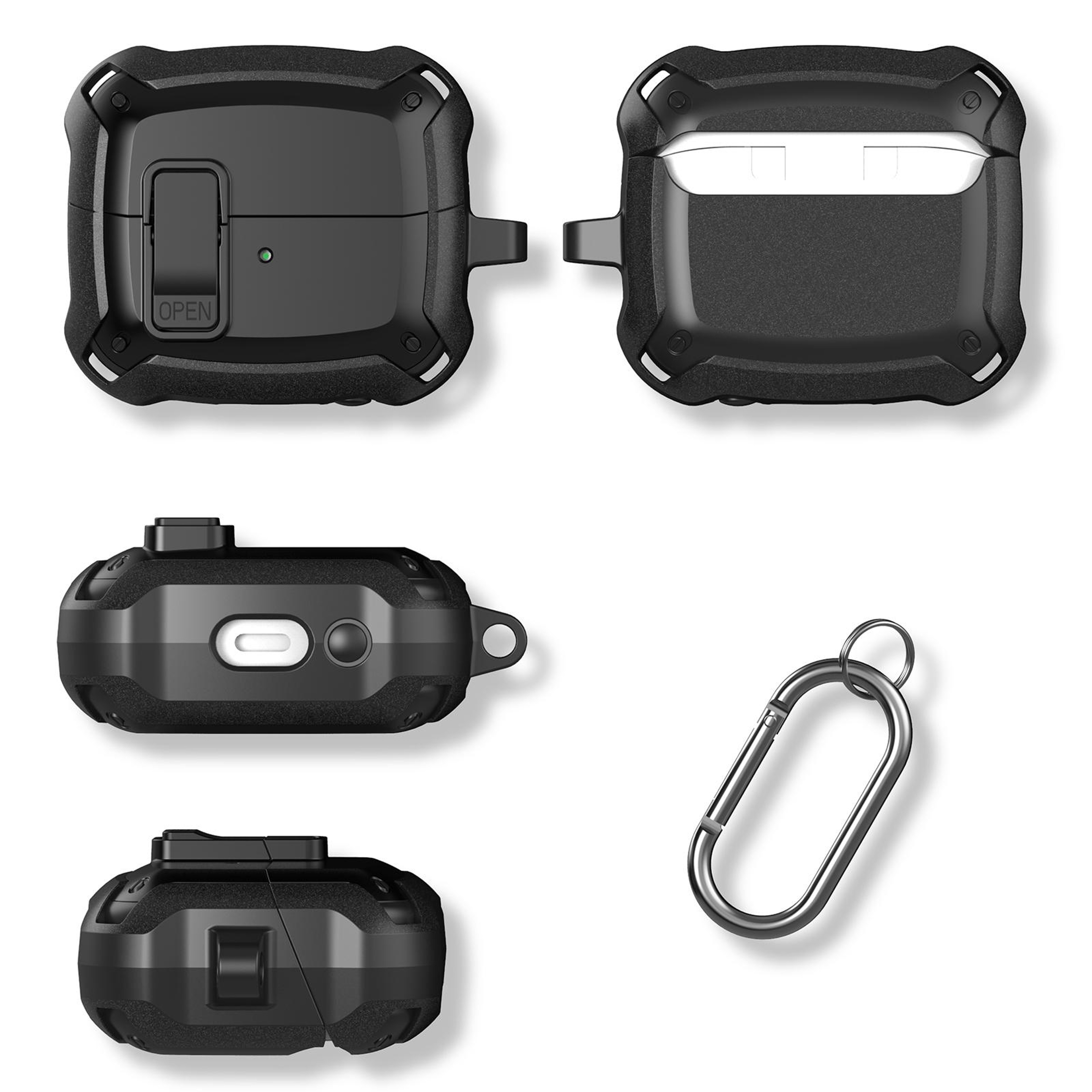 Bumblebee Protective Case For Buds 3  3 Pro With Hook And Charging Access 2