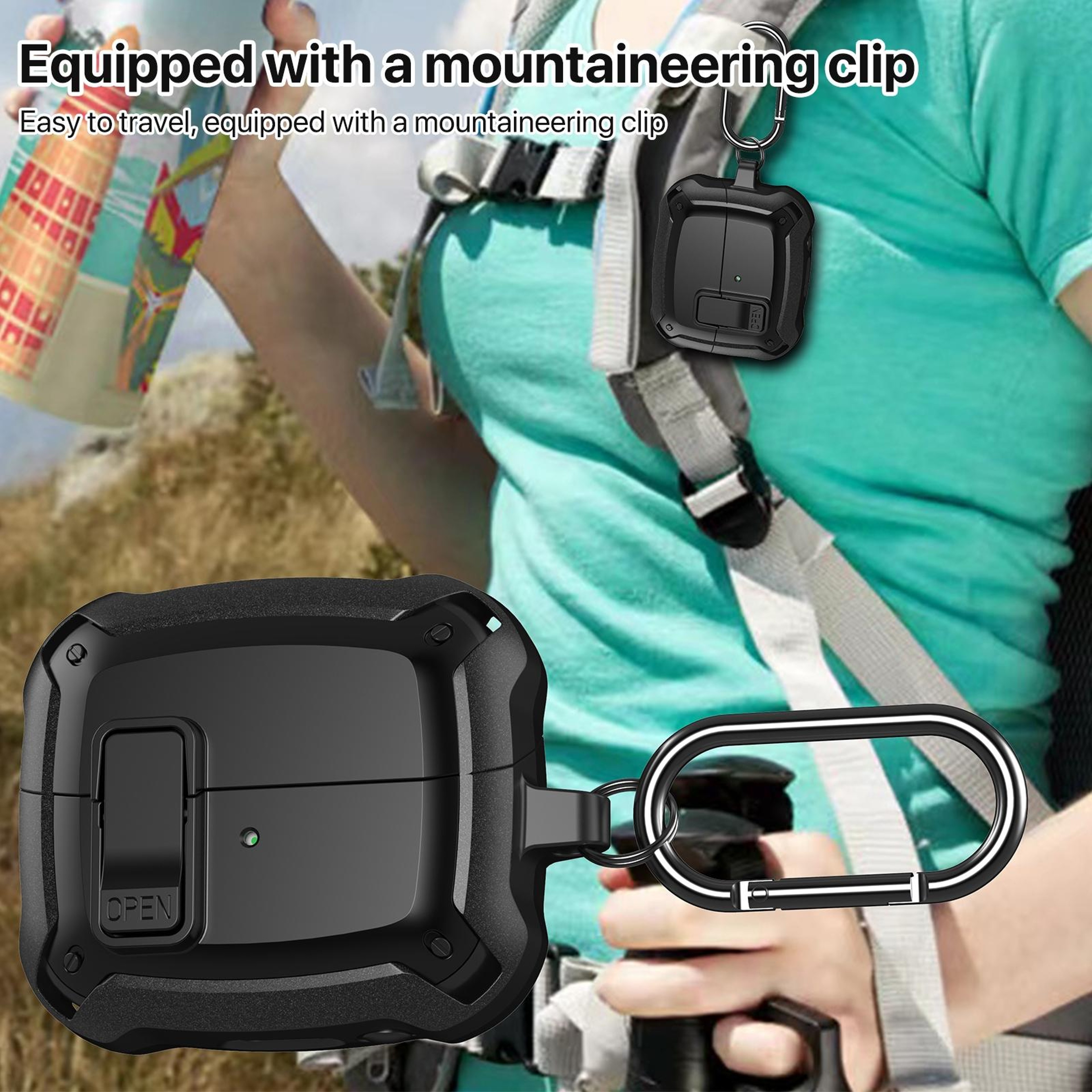 Bumblebee Protective Case For Buds 3  3 Pro With Hook And Charging Access 10