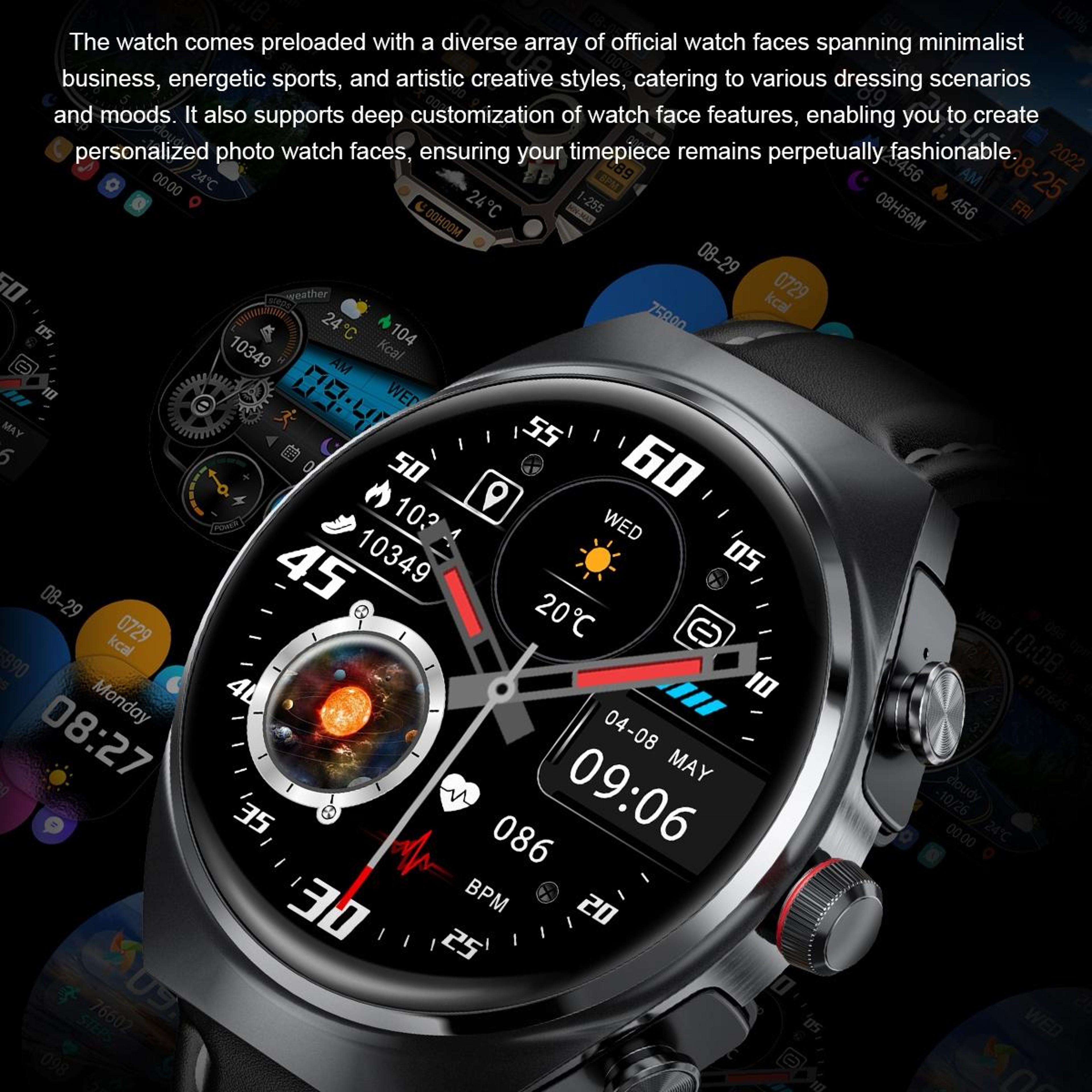 GT95 Smart Watch Earbuds With 153 IPS Display Bluetooth Calling  Health Tracking 10