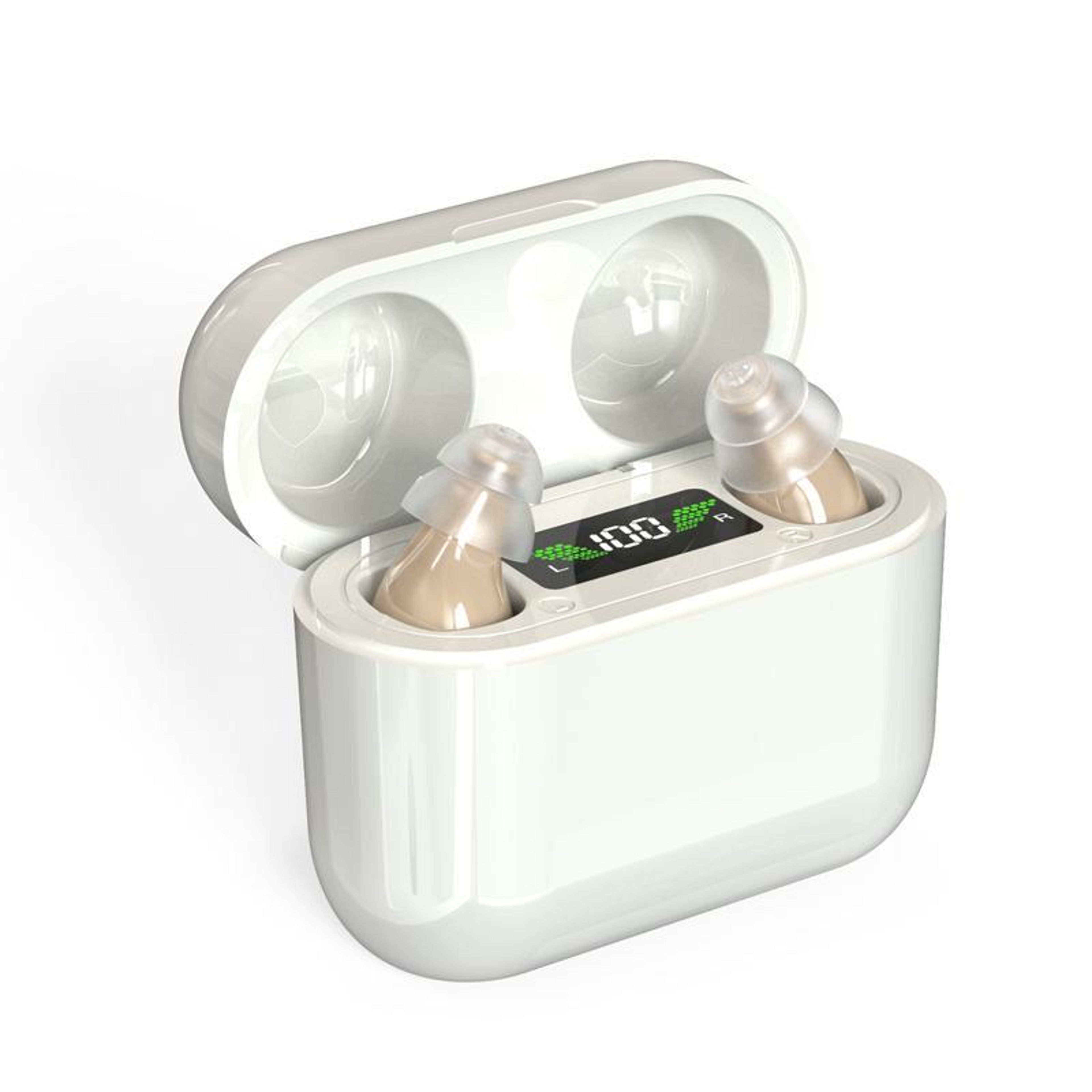 ClearTone Pro Rechargeable Digital Hearing Aid With Noise Reduction  LED Charging Case 7