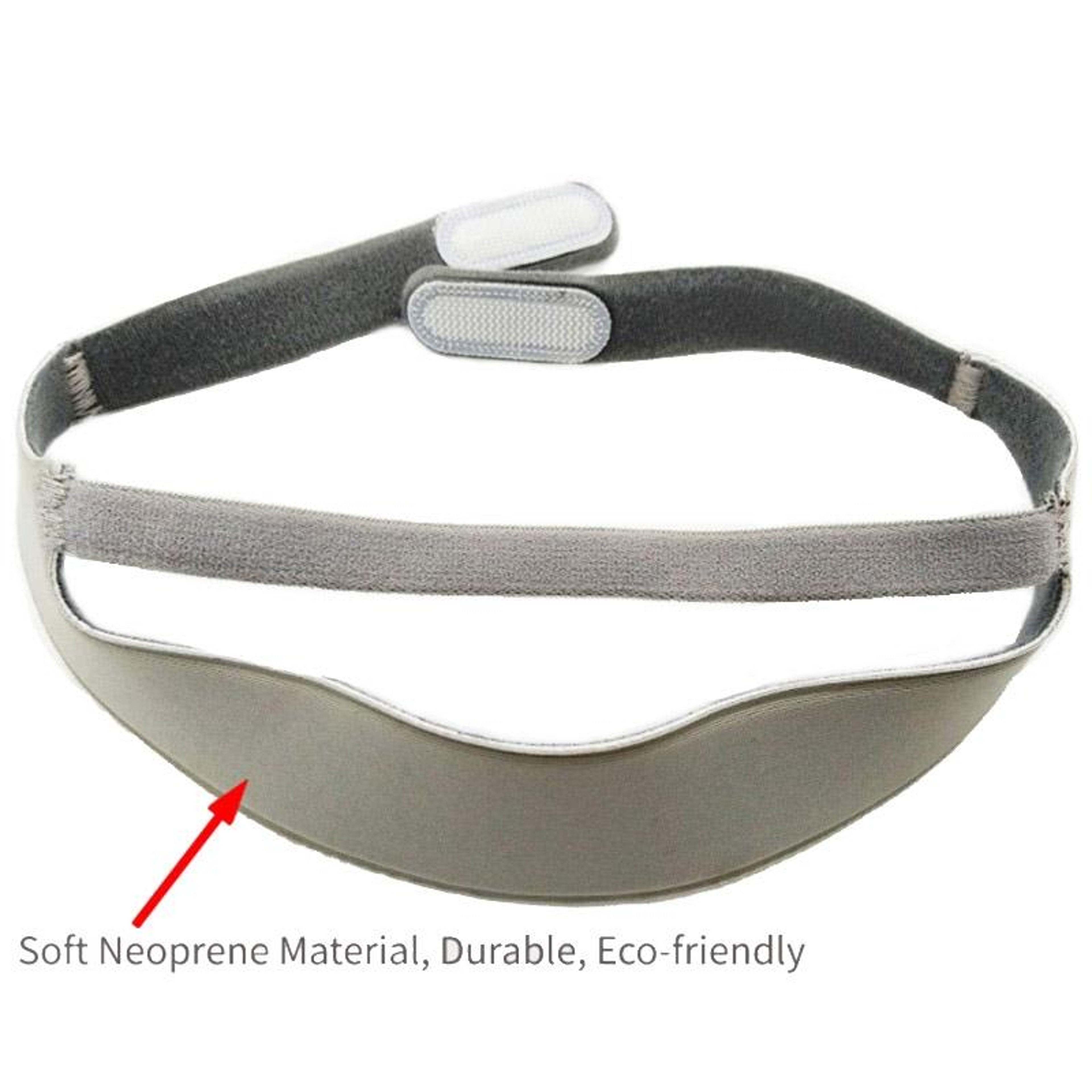Universal CPAP Nasal Mask Headgear Strap Replacement with Soft Elastic Nylon Comfort Fit – view 3