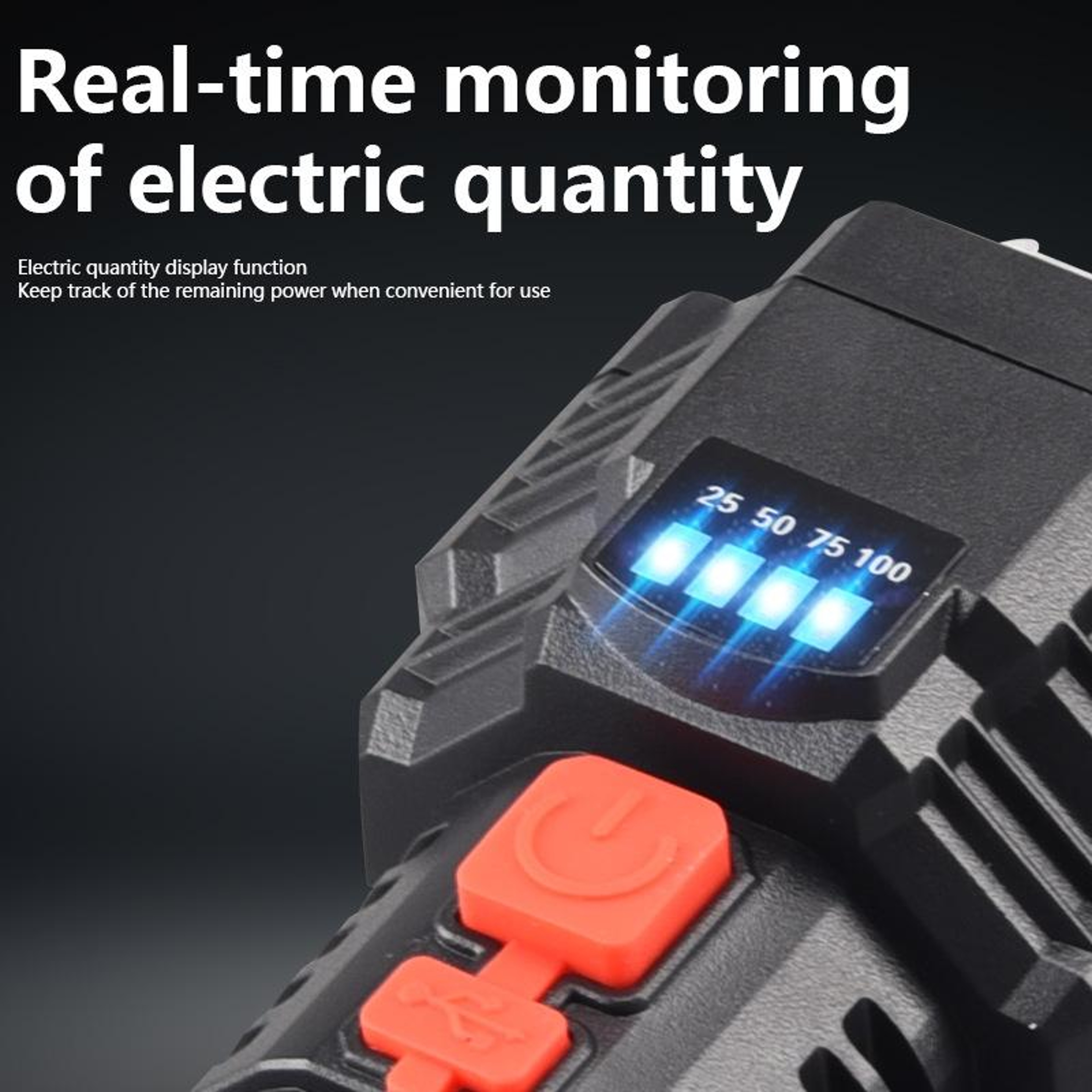F T25 USB Rechargeable Flashlight Powerful 5 Core LED Tactical Torch for Camping & Emergencies – view 4