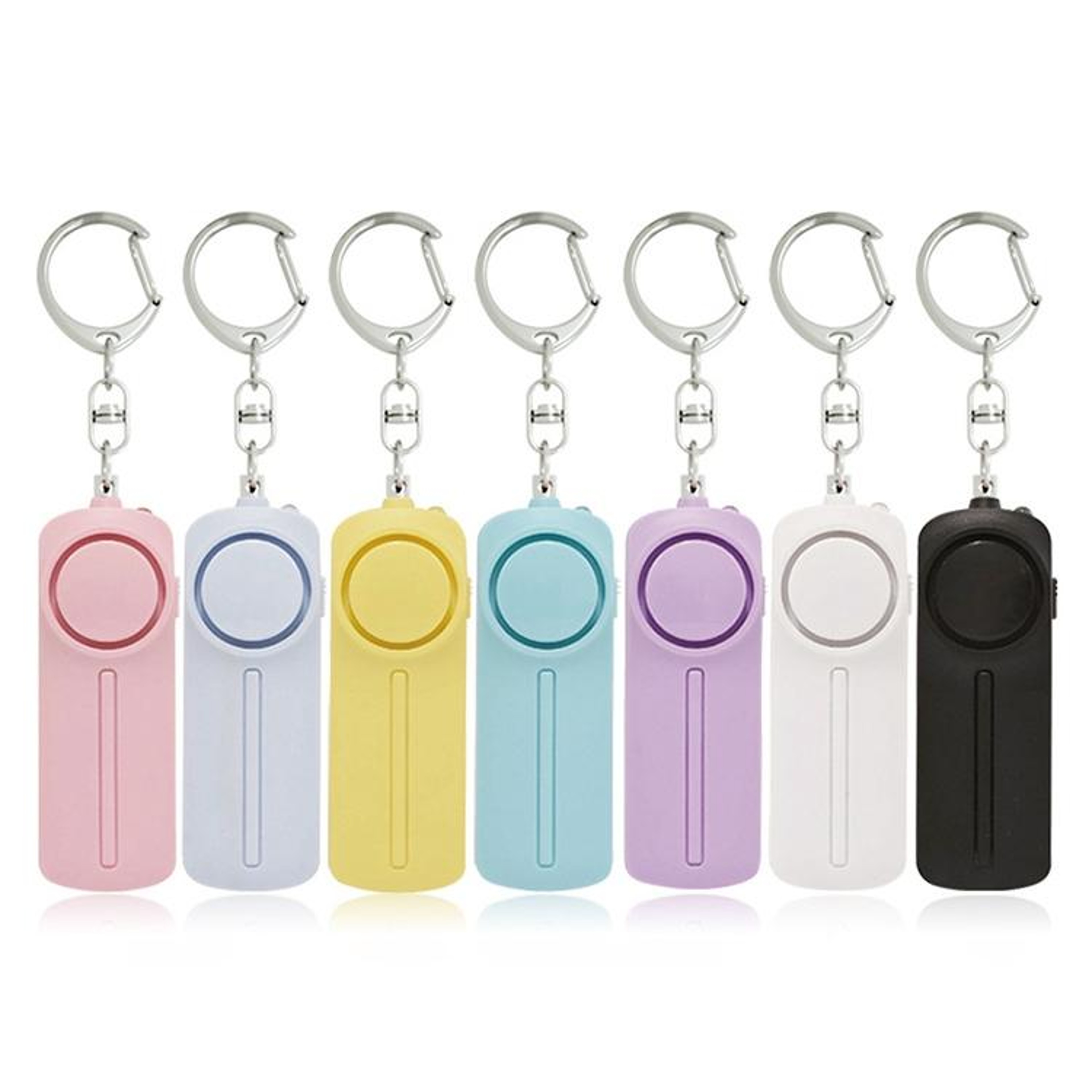 Premium 130dB Personal Safety Alarm Keychain With LED Flashlight 0
